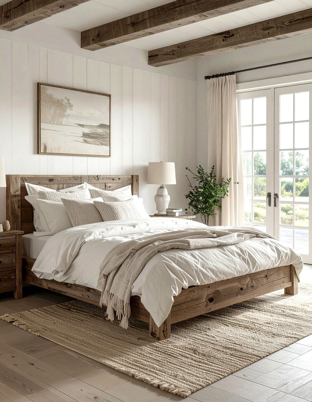 Coastal Farmhouse Bedroom - 30 coastal cream bedroom ideas