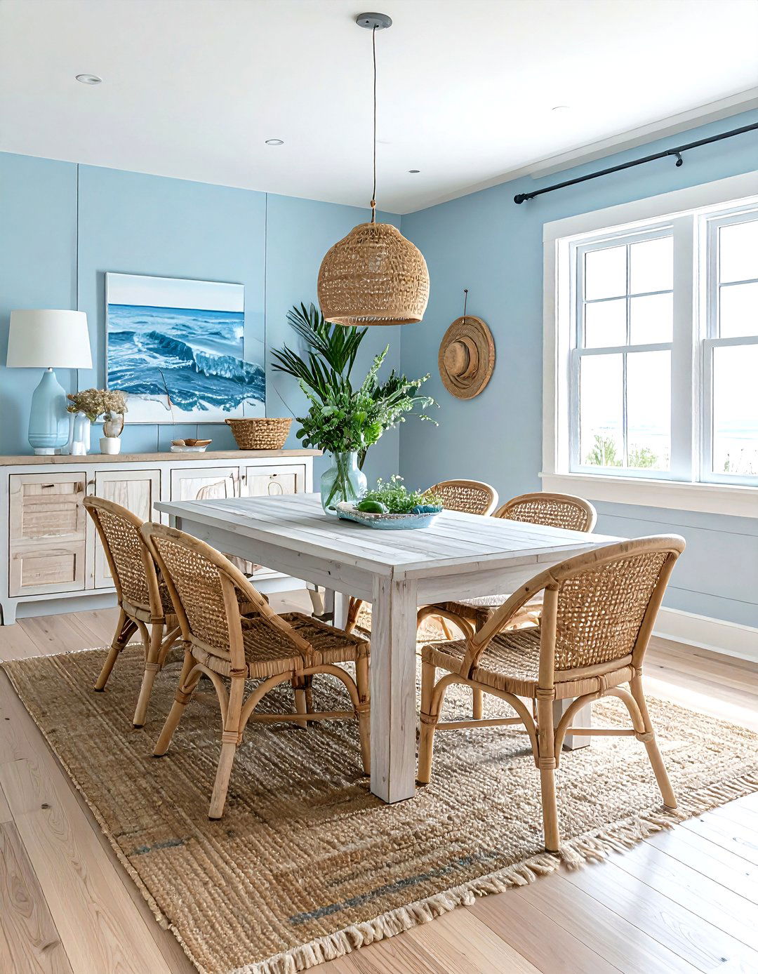 Coastal Farmhouse Dining Room - 30 Sonoma dining room ideas