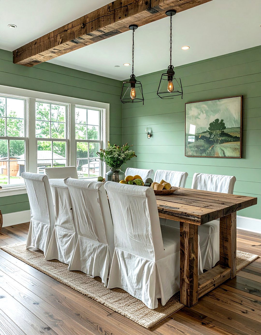 Coastal Farmhouse Green Living Room - 30 coastal green living room ideas