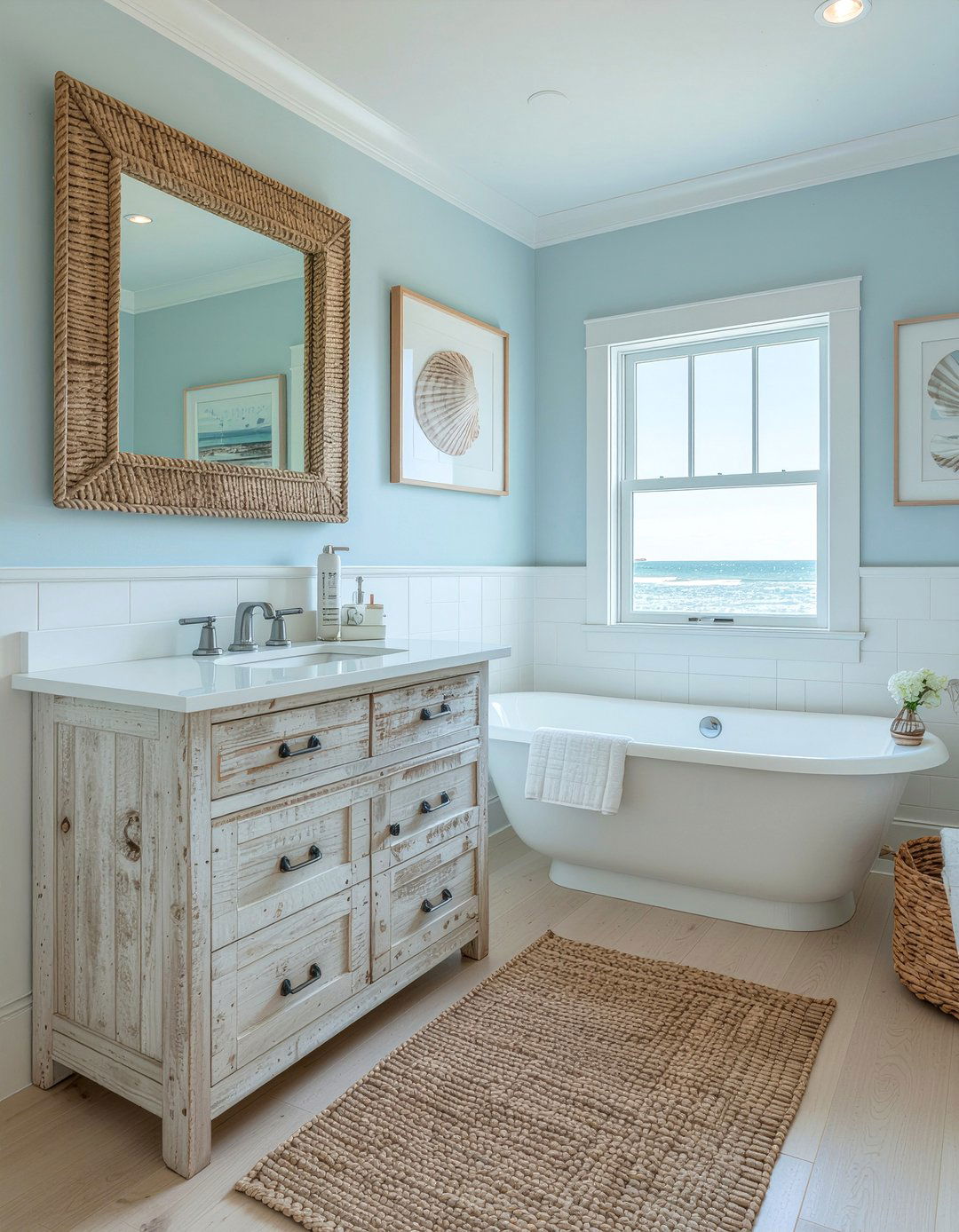 Coastal Girls Bathroom - 30 girls bathroom ideas