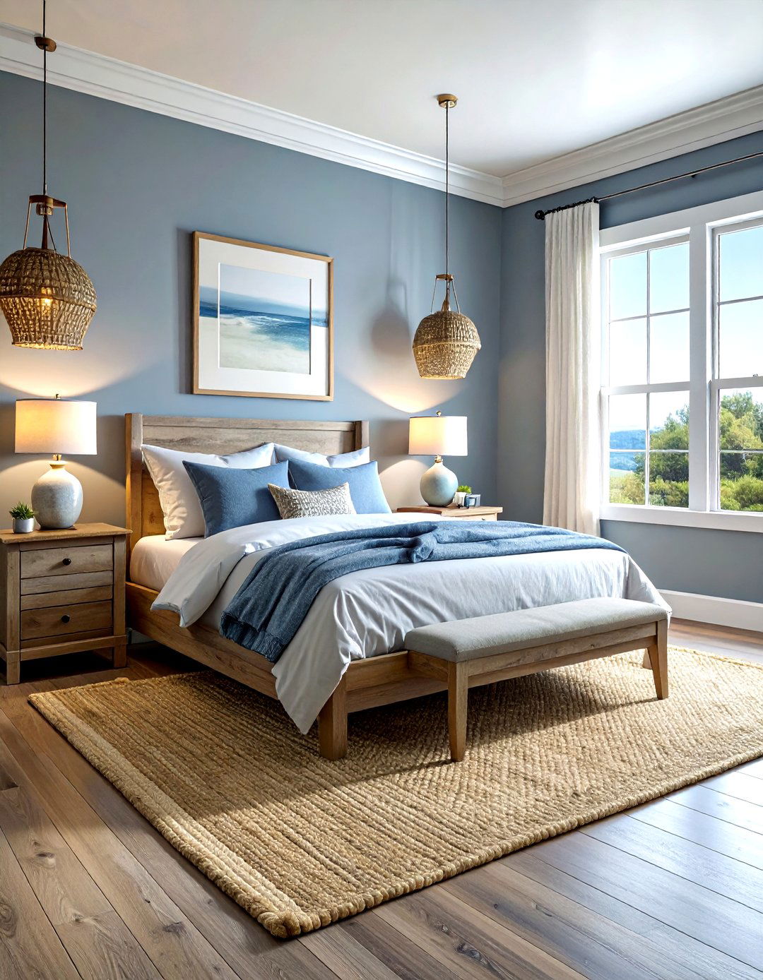Coastal Grey Farmhouse Bedroom - 30 farmhouse grey bedroom ideas
