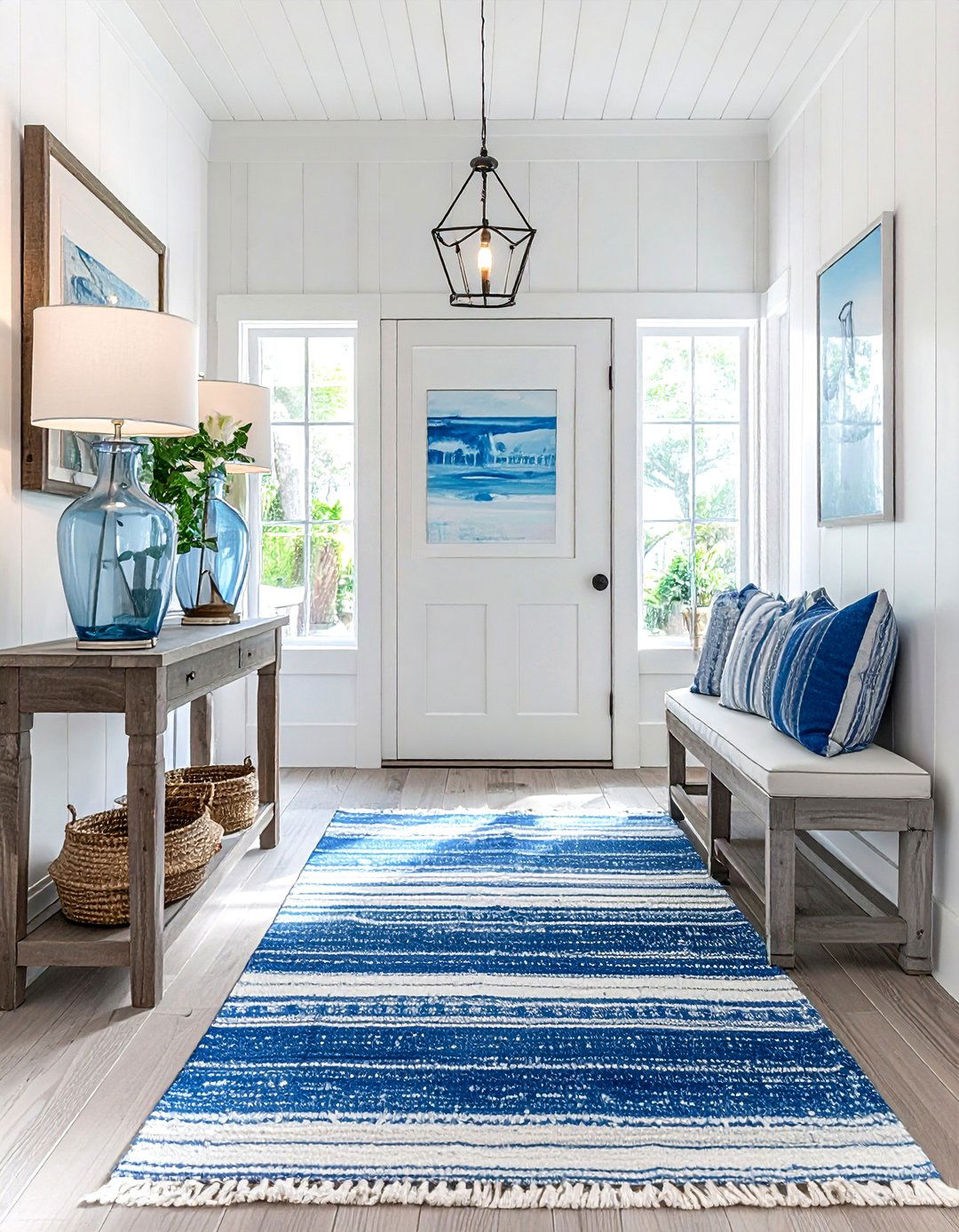 Coastal Hamptons Entryway - 30 home design ideas