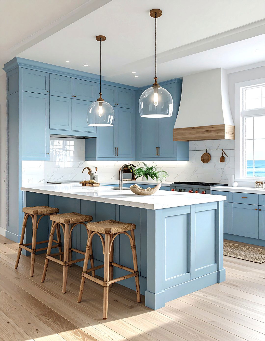 Coastal Kitchen - 30 kitchen heart of the home ideas