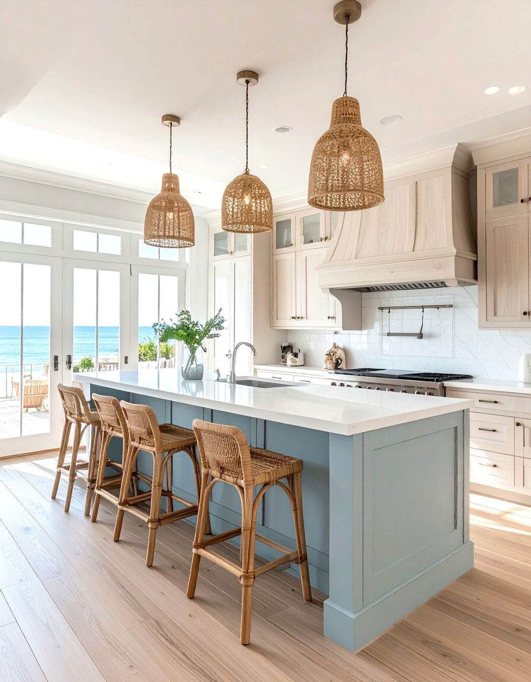 Coastal Kitchen - 30 light wood kitchen ideas