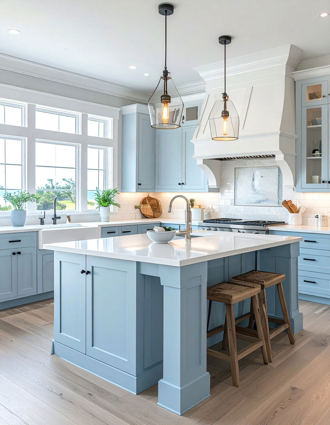 Coastal Kitchen Island Bracket - 30 kitchen corbel ideas