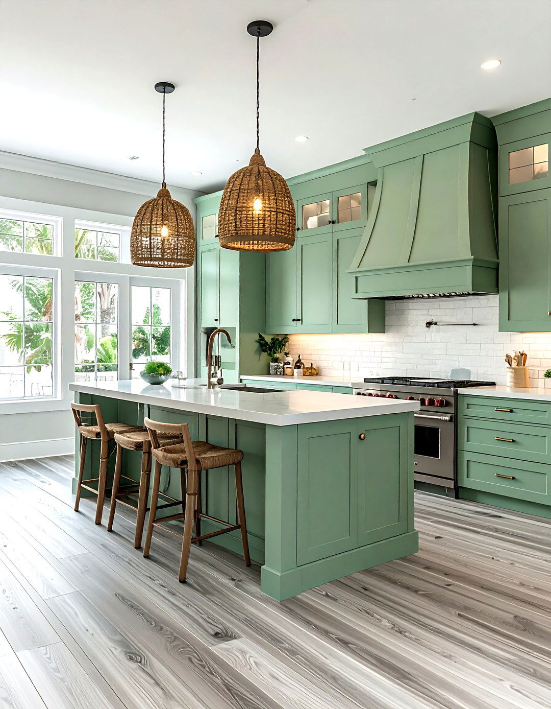 Coastal Kitchen LVP Flooring - 30 LVP floor kitchen ideas