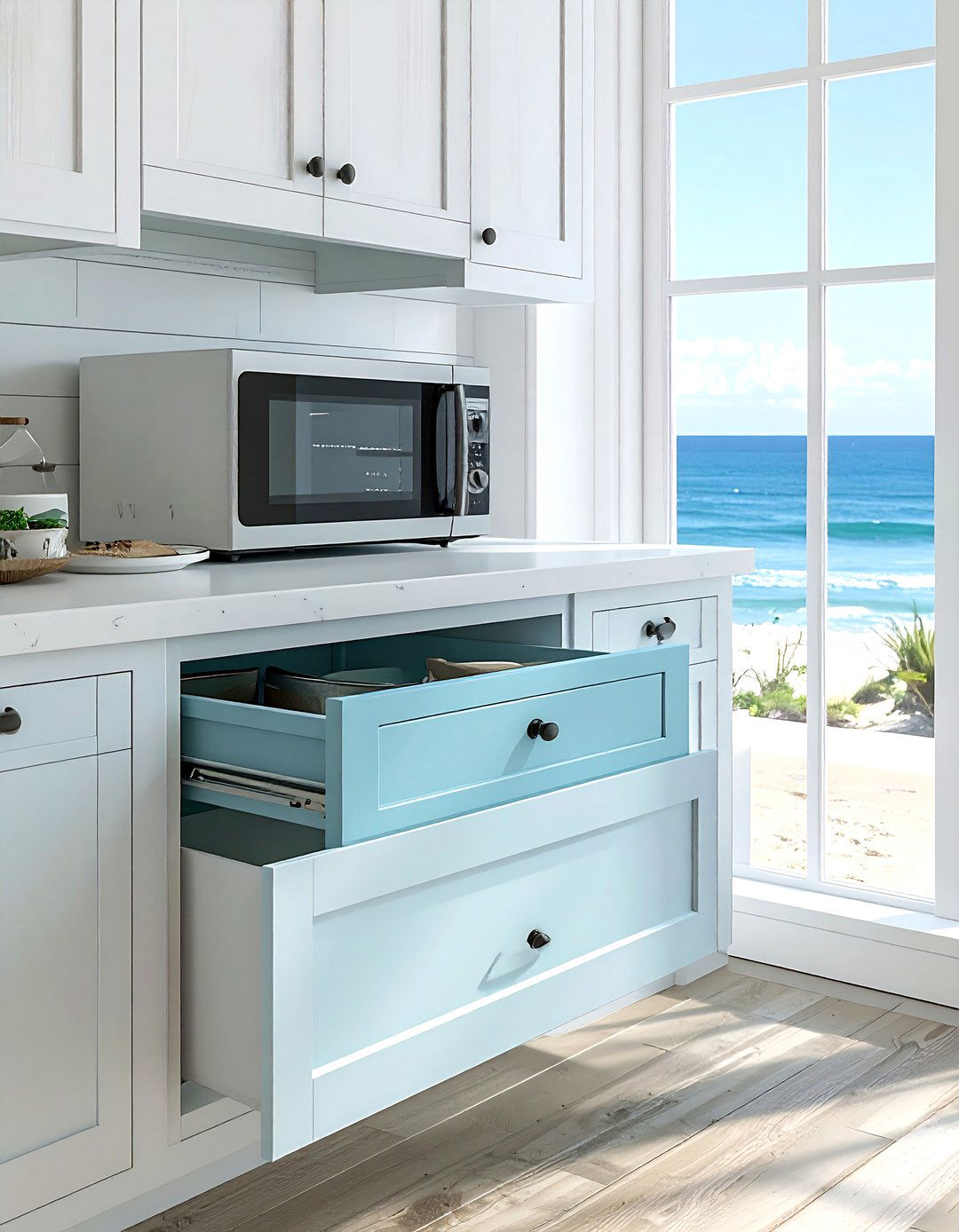 Coastal Kitchen Microwave Drawer - 30 drawer microwave kitchen ideas