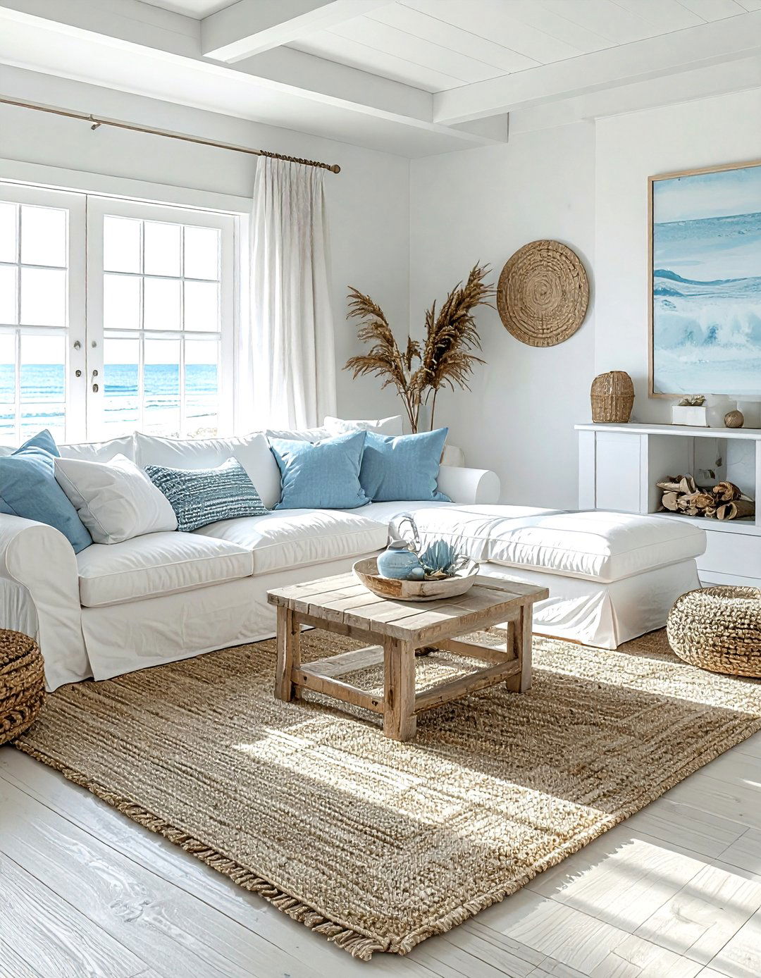 Coastal Living Room - 30 perfect decor ideas