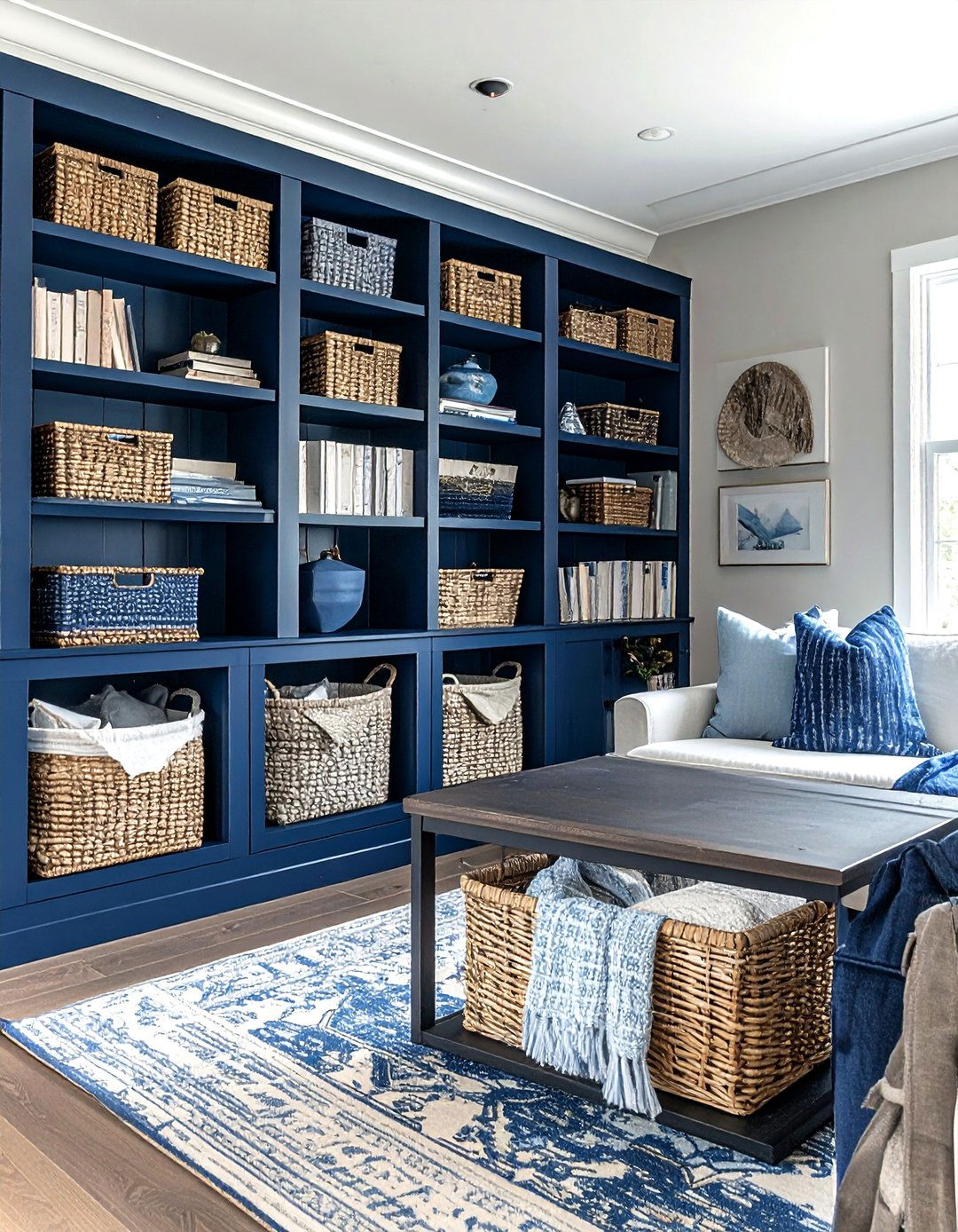 30 Vibrant Coastal Blue Living Room Ideas for Fresh Style