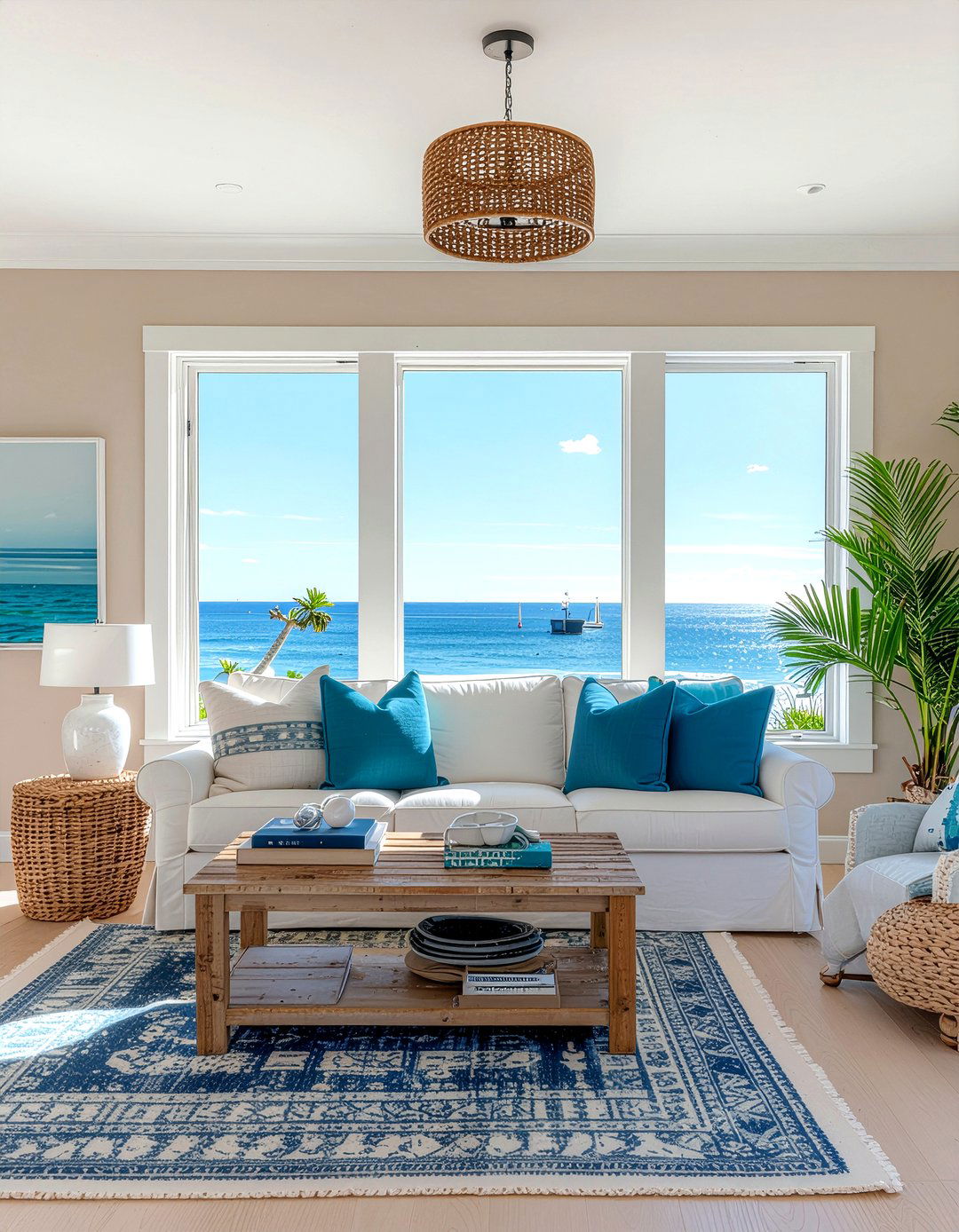 Coastal Living Room Color Palette - 30 Hawaiian living room ideas