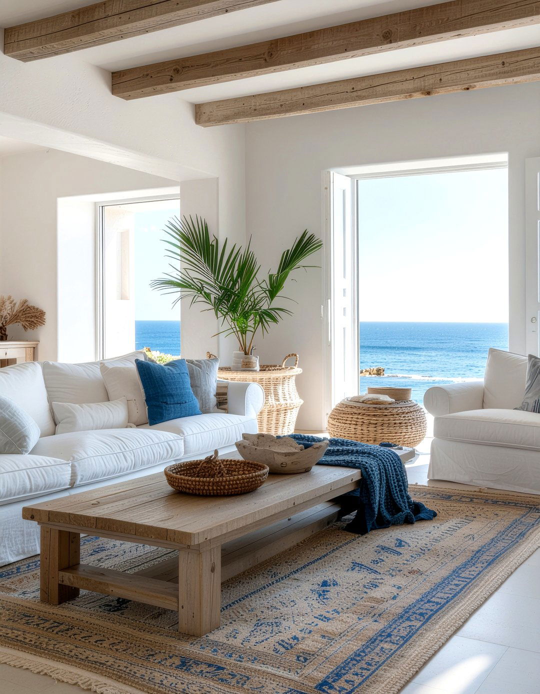 Coastal Living Room Decor - 30 Greek living room ideas