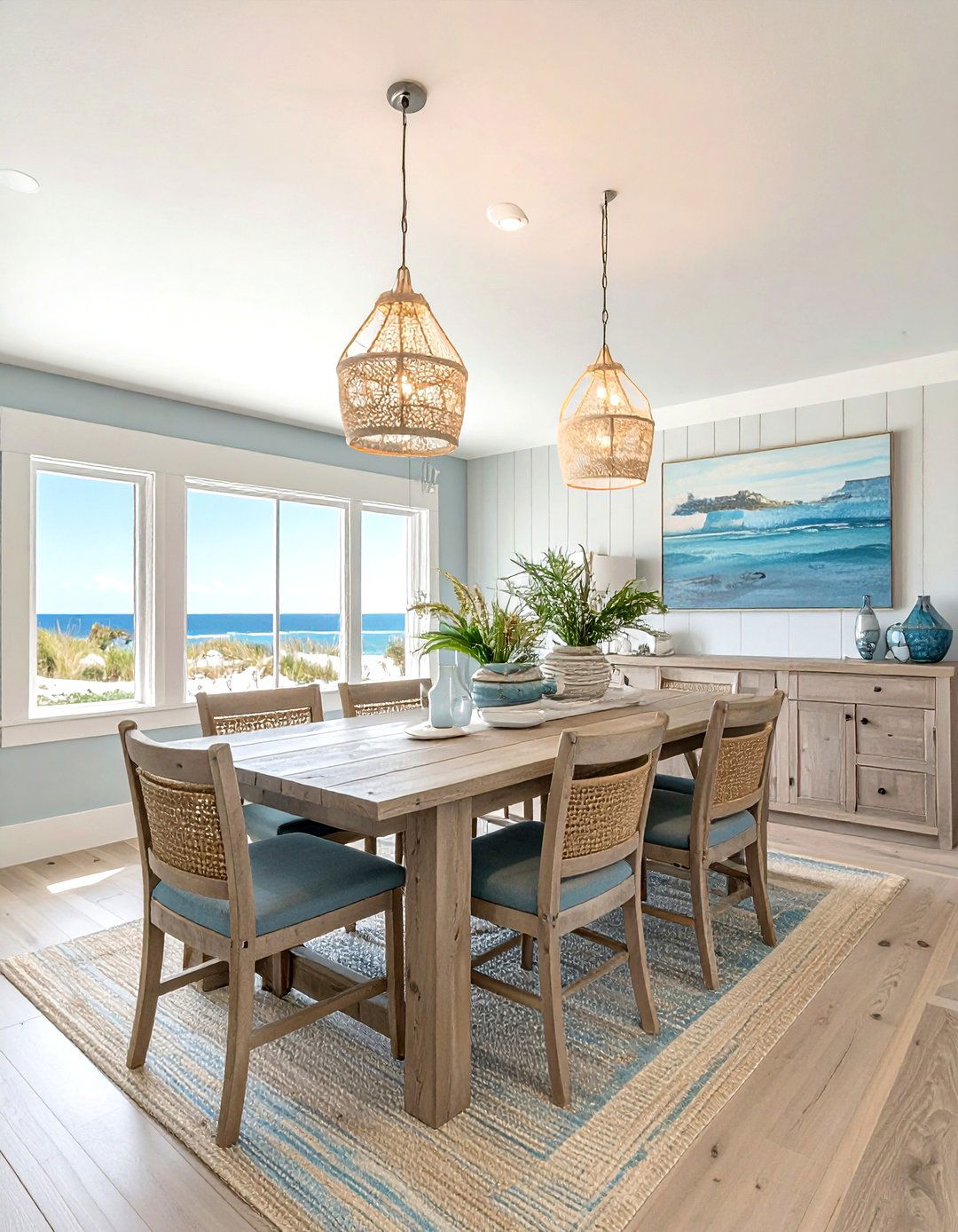 Coastal Lodge Dining - 30 lodge dining room ideas
