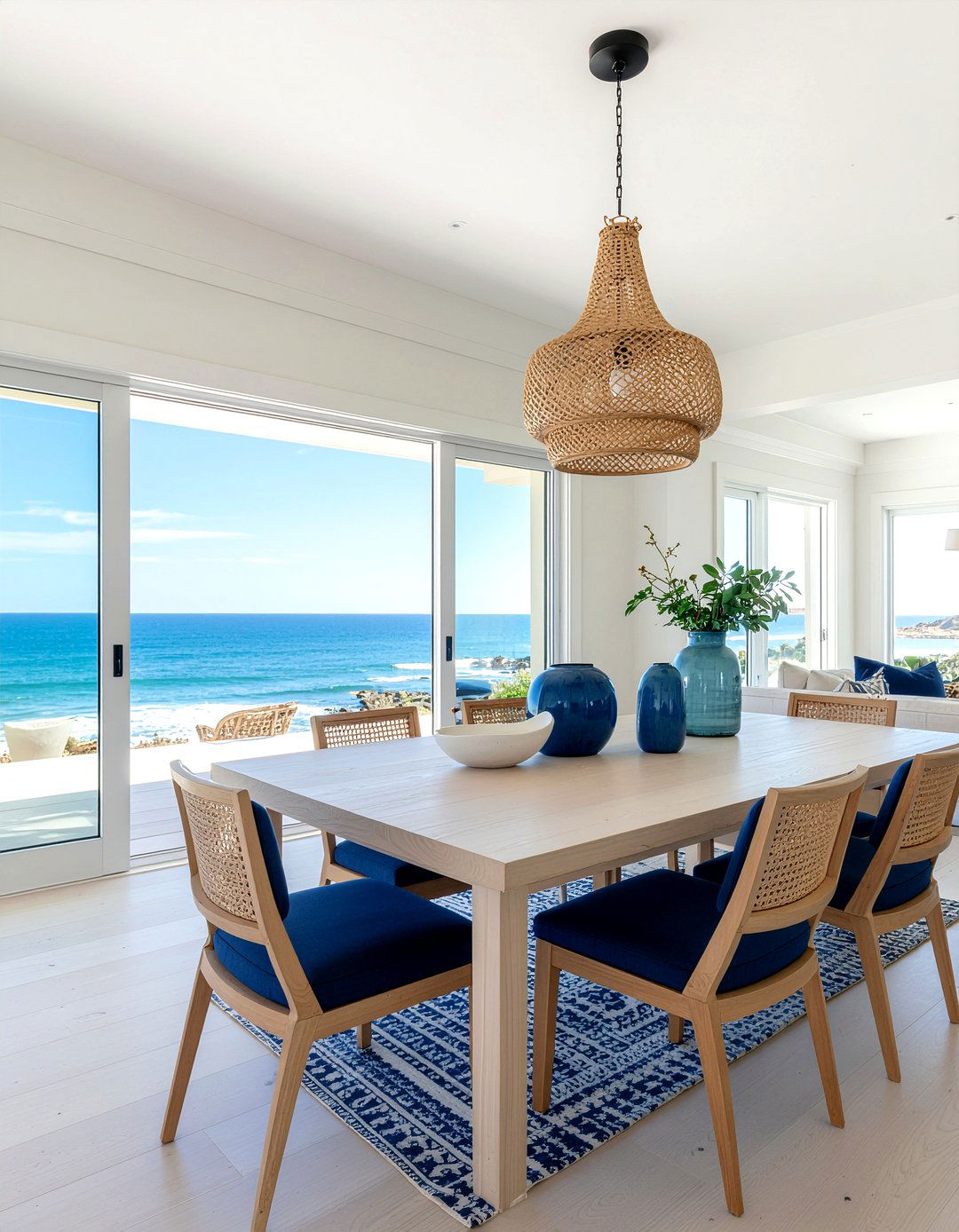 Coastal Luxury Dining Room - 30 majestic dining room ideas