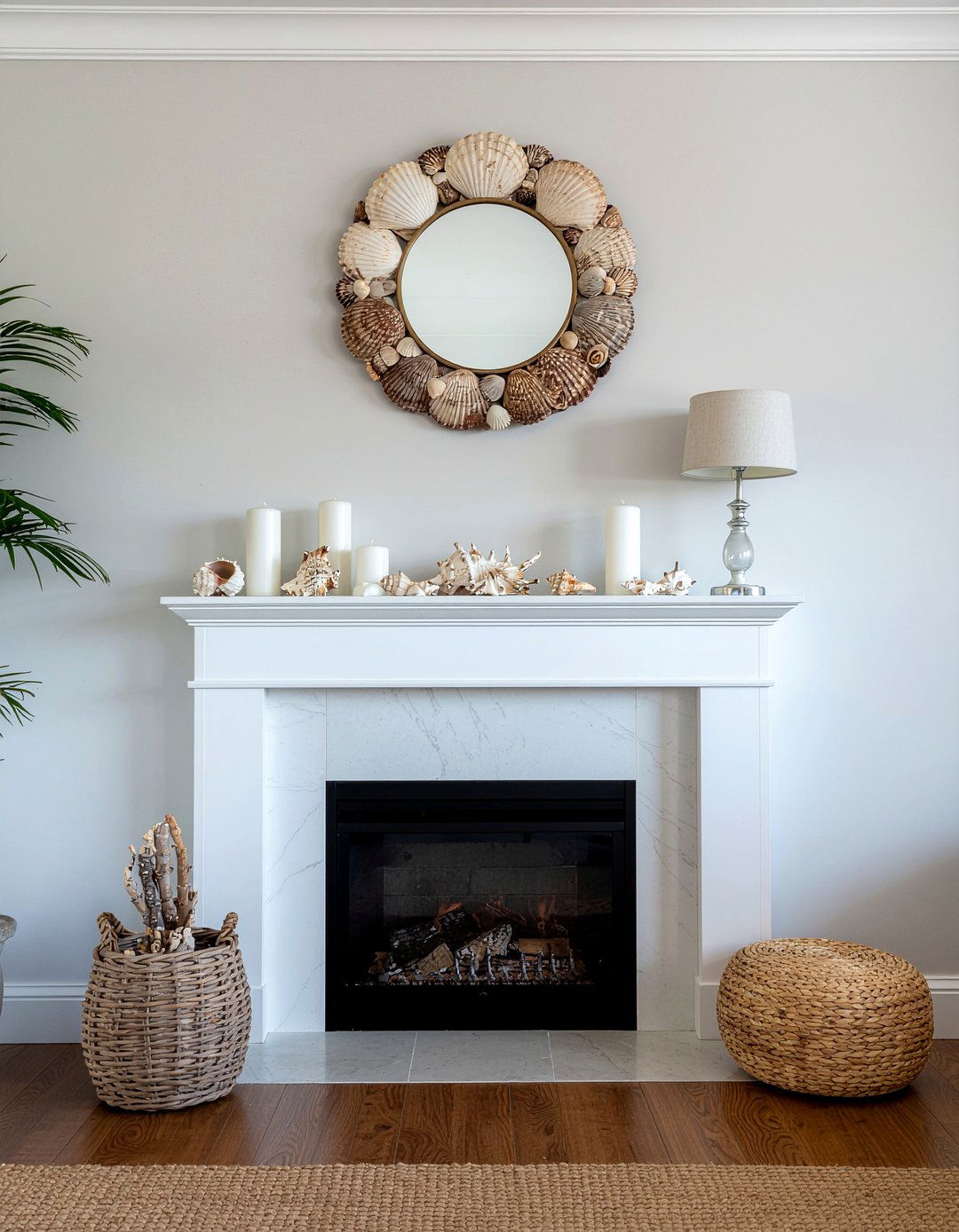 Coastal Mantel Decor - 30 coastal living room ideas