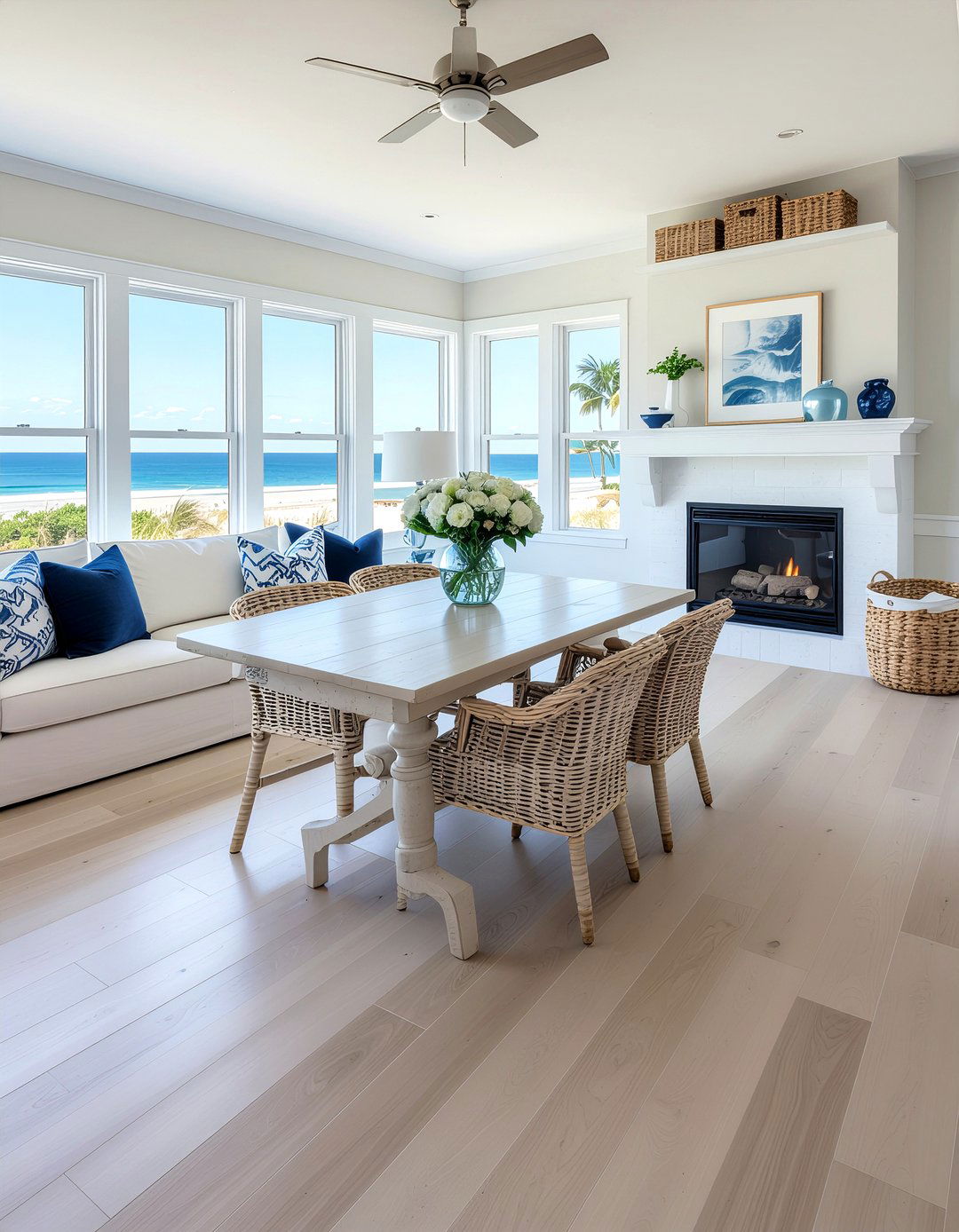 Coastal Maple Laminate Floor - 30 dining room laminate floor ideas