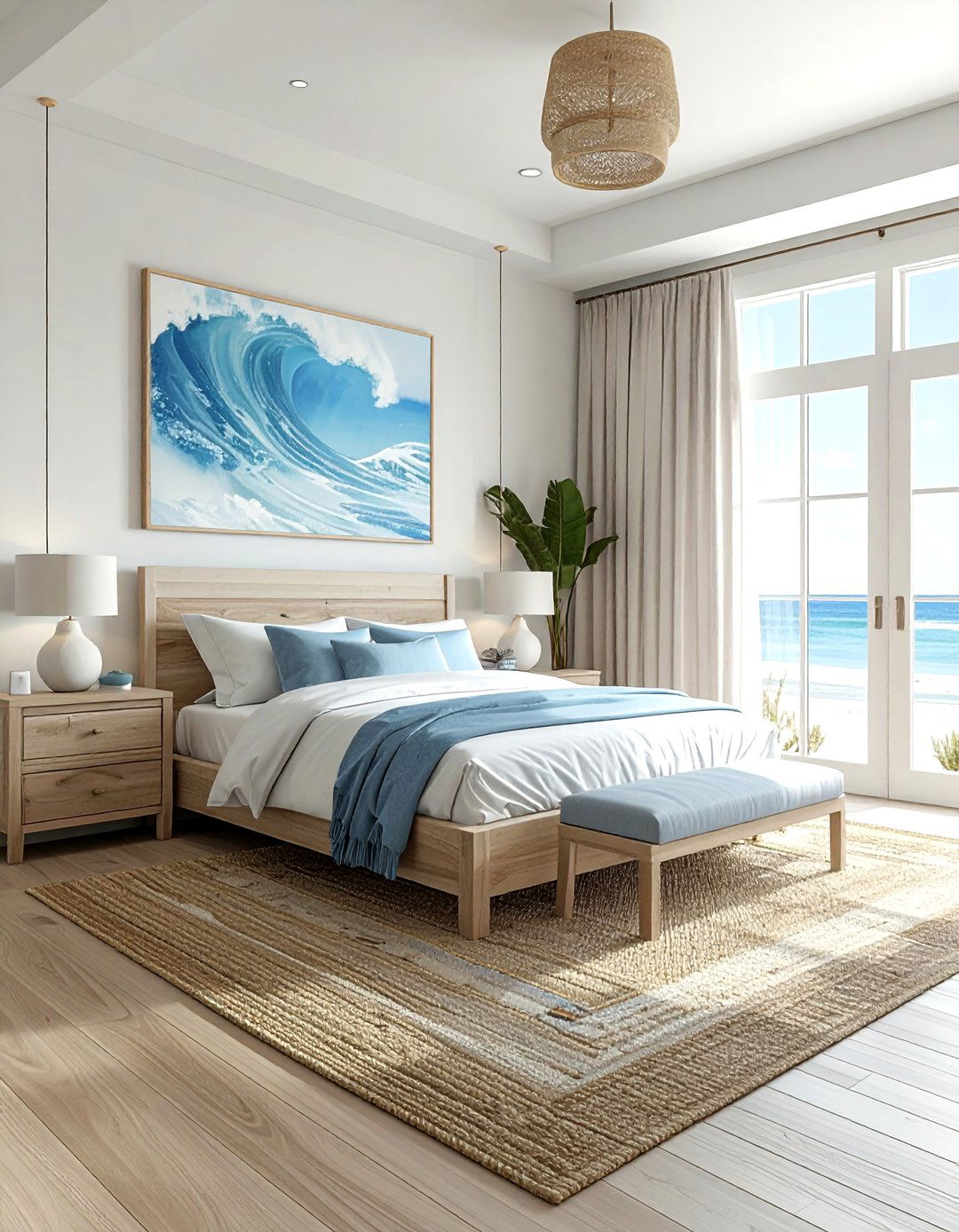 Coastal Modern Bedroom - 30 modern bedroom ideas