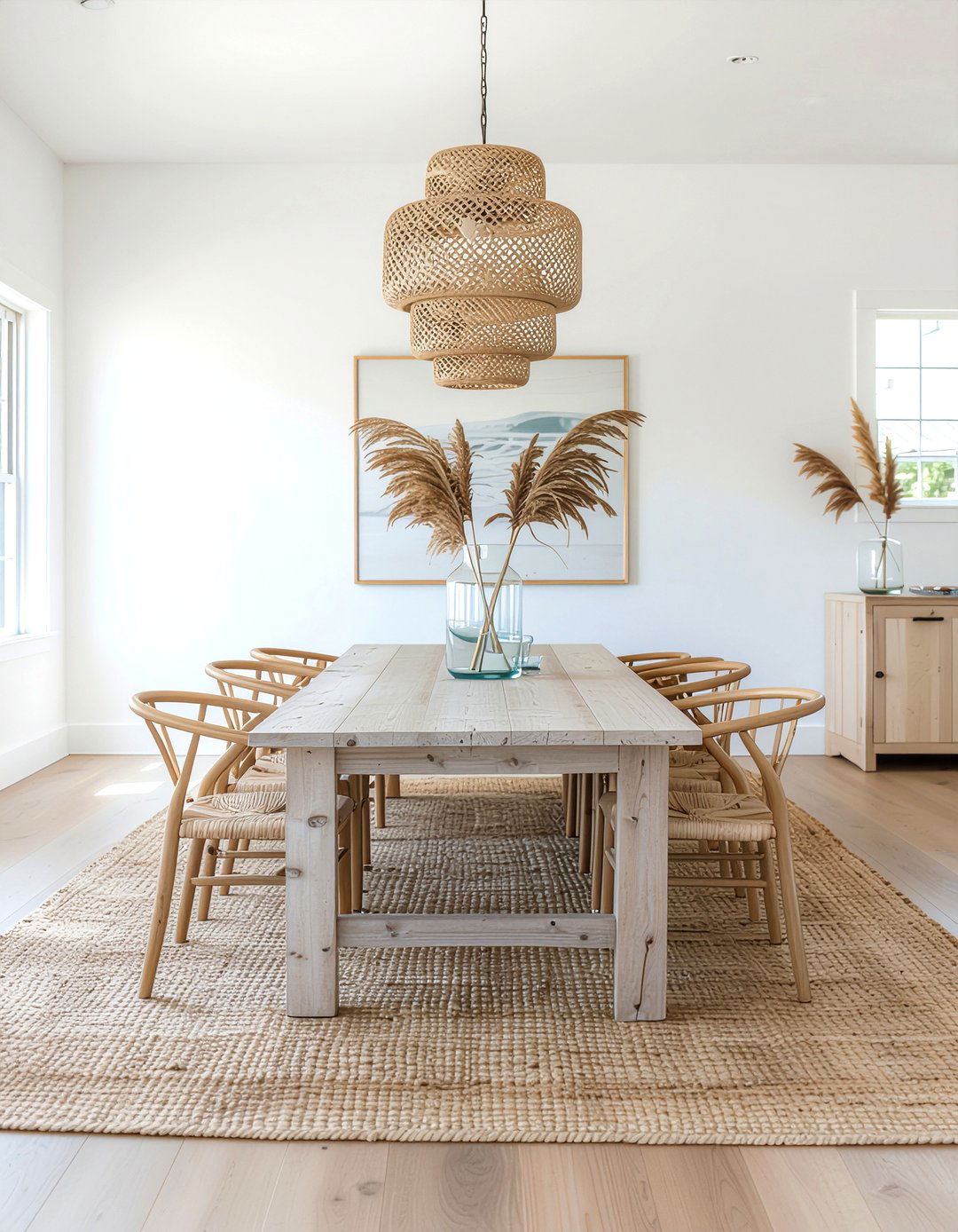 Coastal Neutral Dining Room - 30 cool neutral dining room ideas