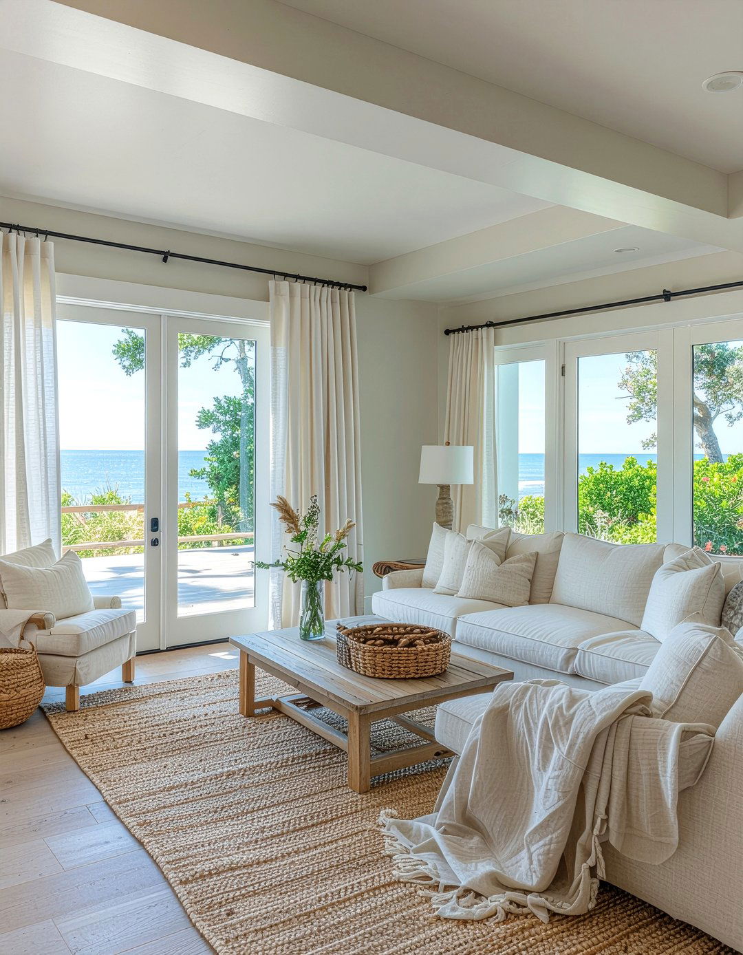 Coastal Neutral Living Room - 30 neutral living room ideas