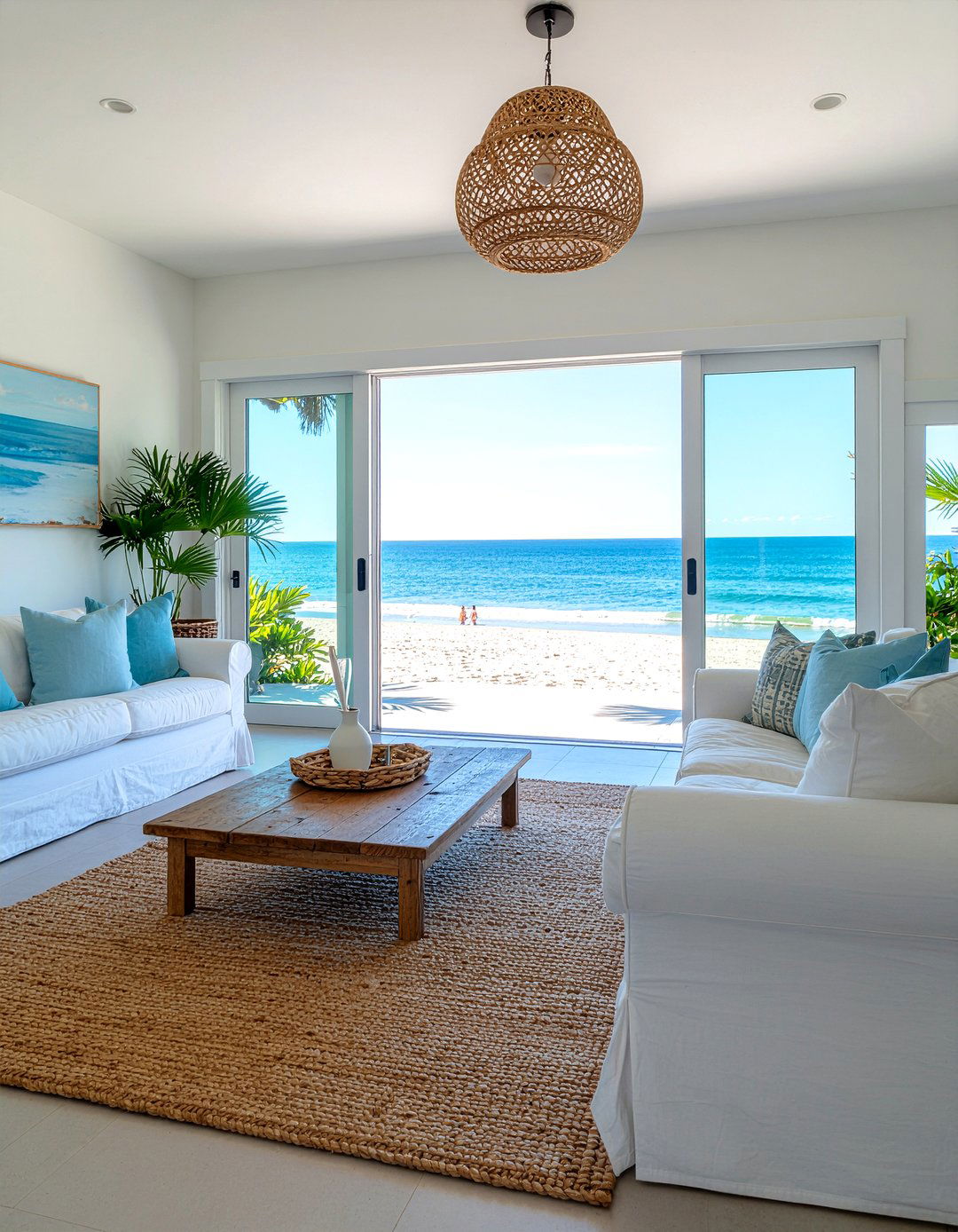Coastal Open Living Area - 30 open plan living room ideas