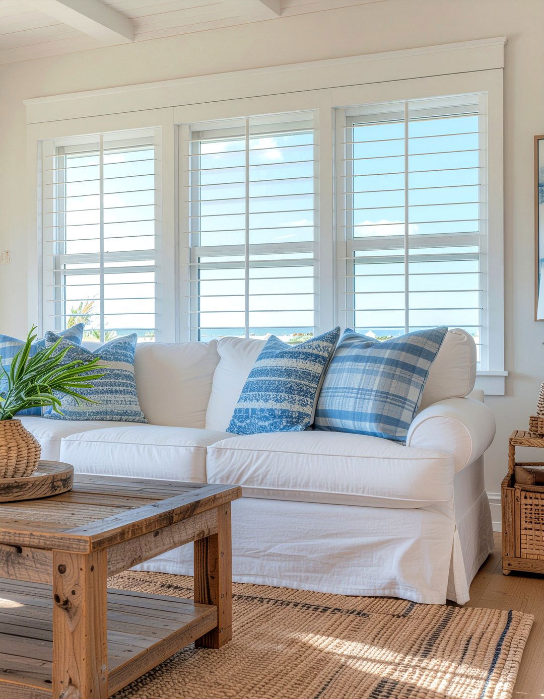 30 Classic Living Room Plantation Shutters for Extra Privacy