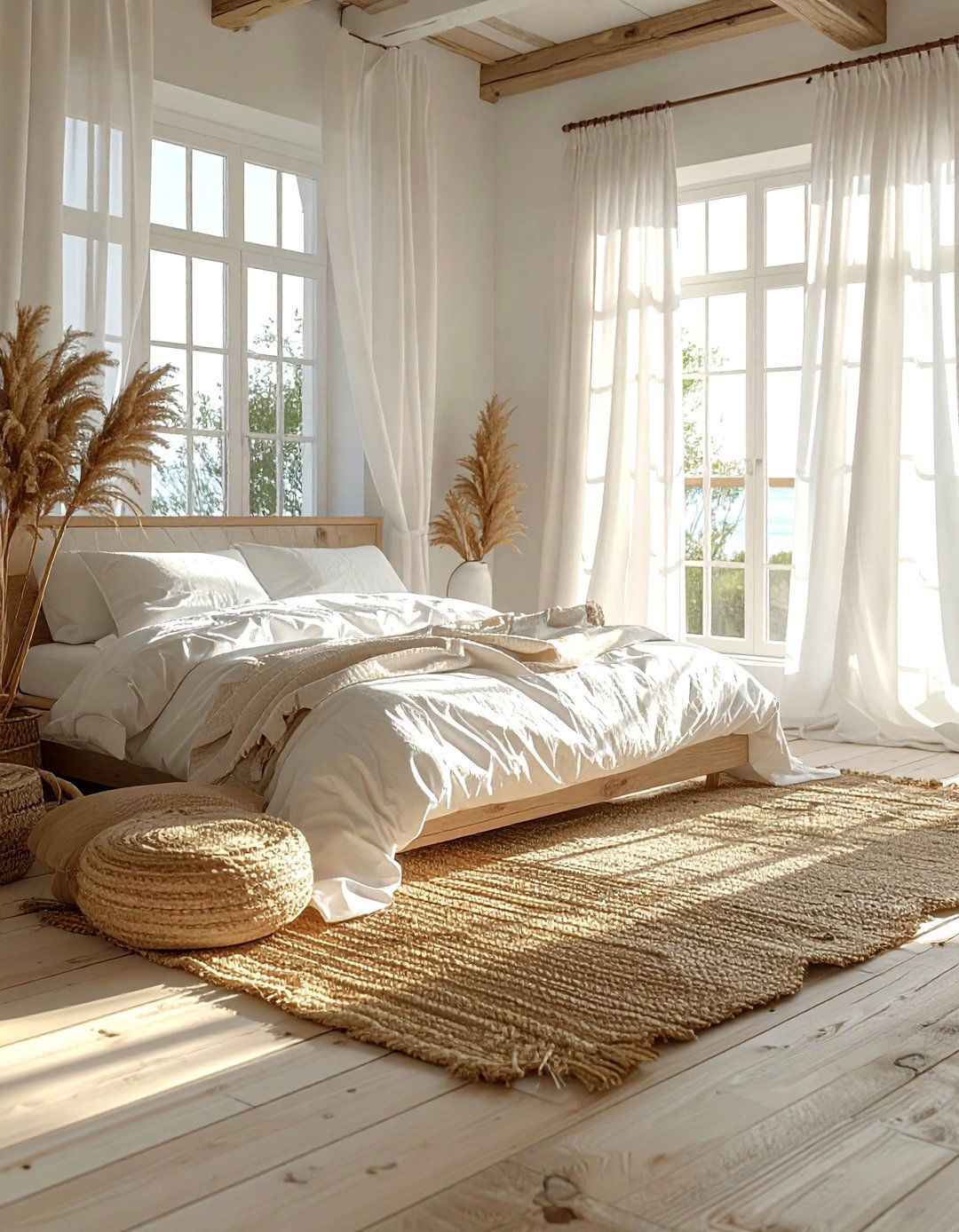 Coastal Scandi Bedroom - 30 scandinavian beige bedroom ideas
