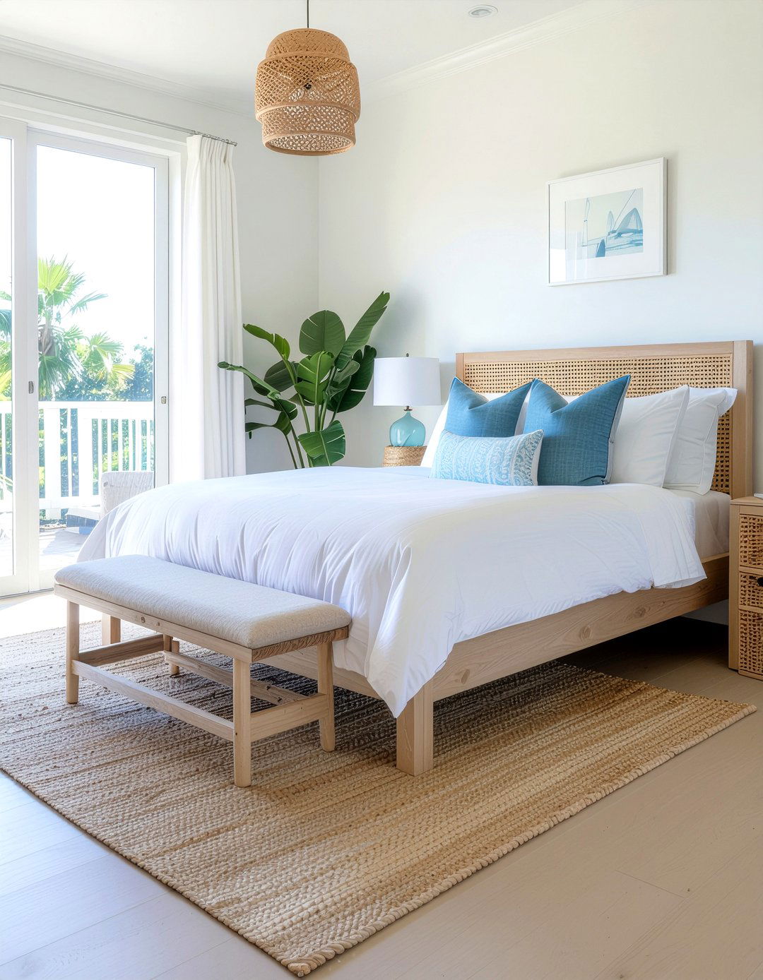 Coastal Seagrass Bedroom - 30 seagrass bedroom ideas