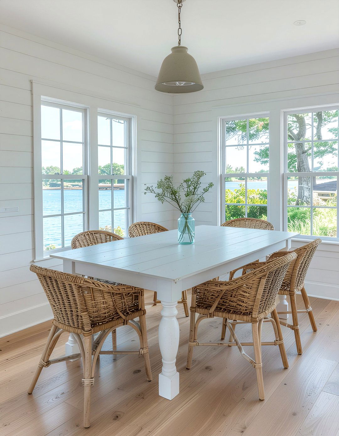 Coastal Shiplap Dining Room - 30 dining room shiplap ideas