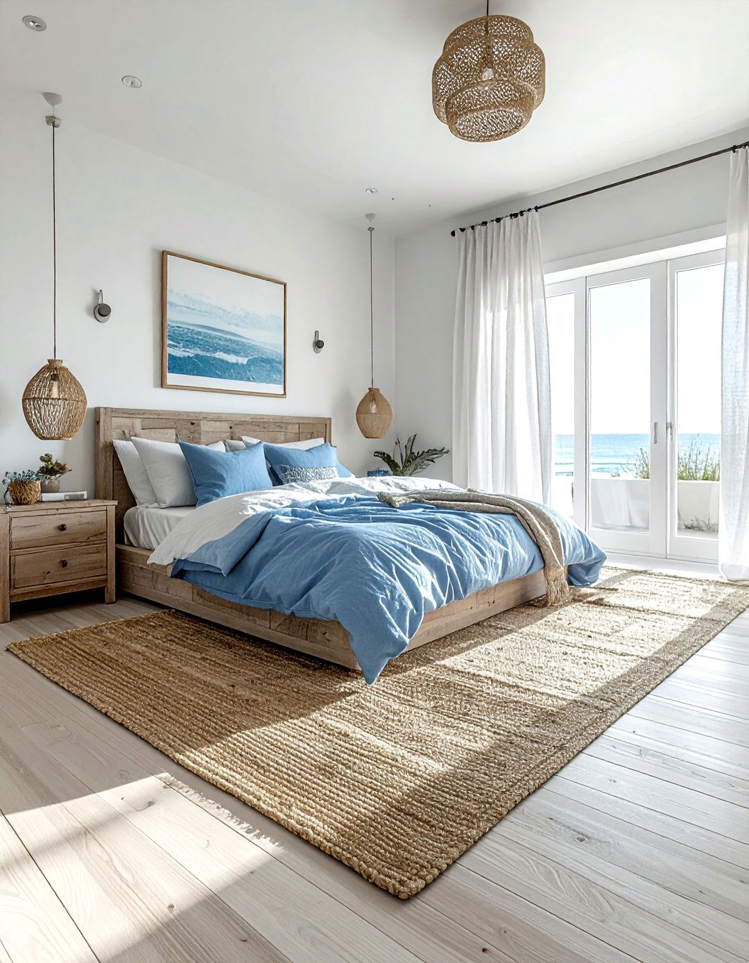 Coastal Square Bedroom - 30 square bedroom ideas