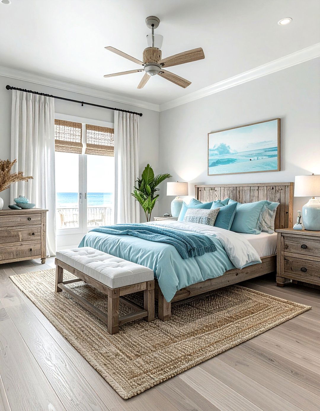 Coastal Style Bedroom - 30 bedroom soft settings
