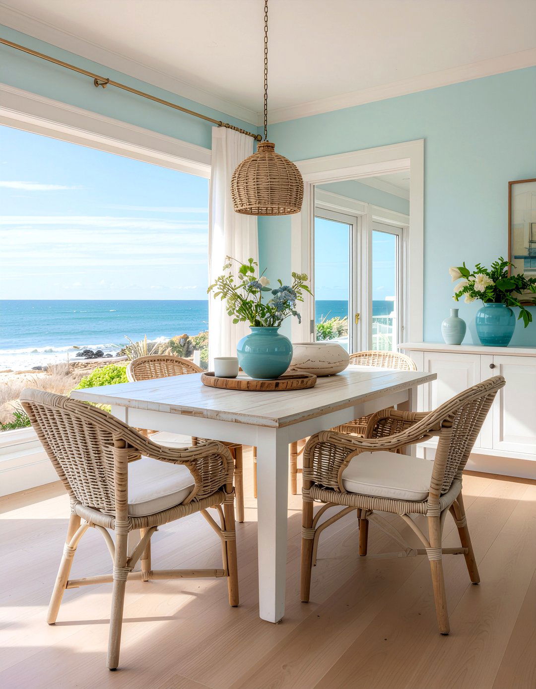 Coastal Style Dining Room - 30 dining room character ideas