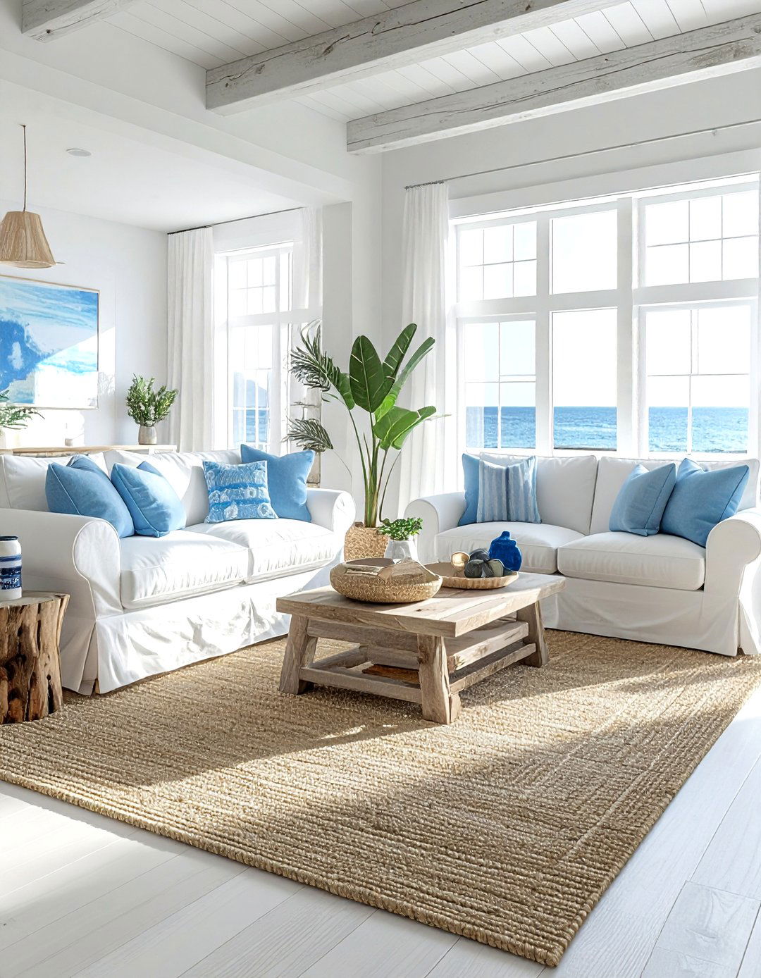 Coastal Style Sisal Rug - 30 sisal rug ideas