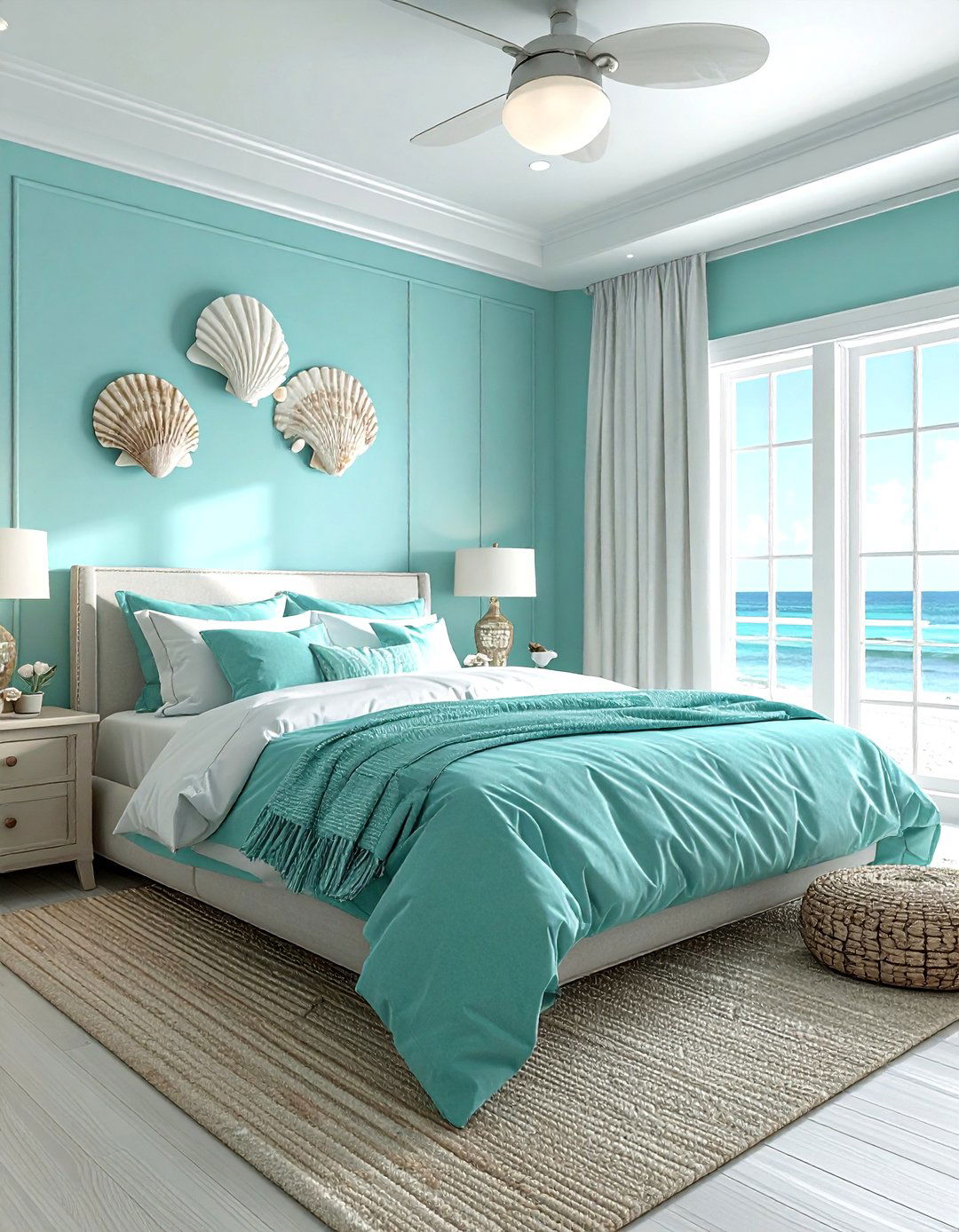 Coastal Teal Guest Bedroom - 30 coastal teal bedroom ideas