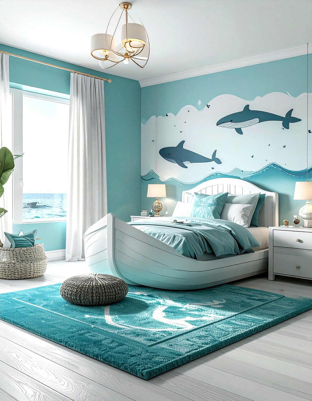30 Relaxing Coastal Teal Bedroom Ideas for Your Sanctuary