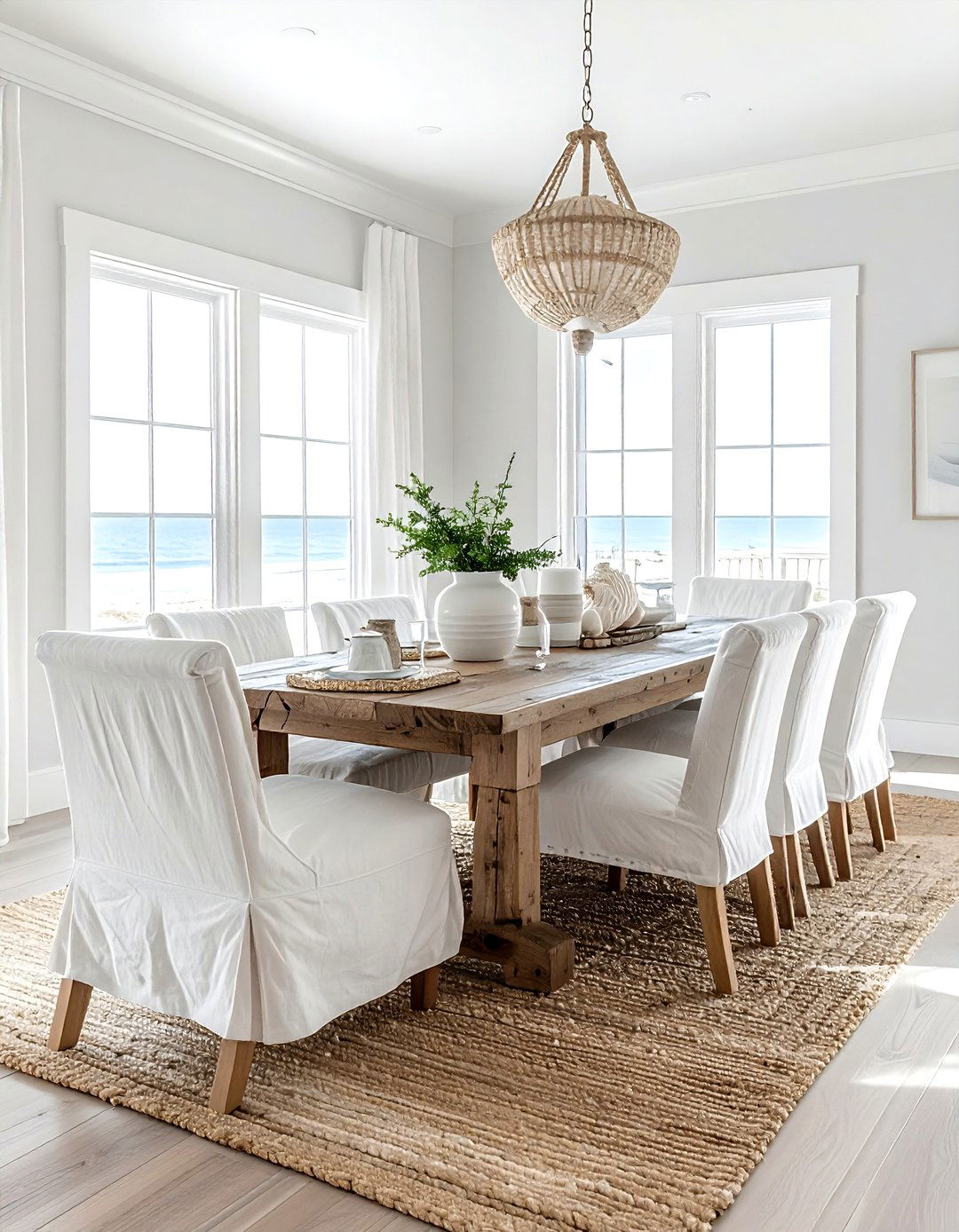 Coastal Theme - 30 amazing dining room ideas
