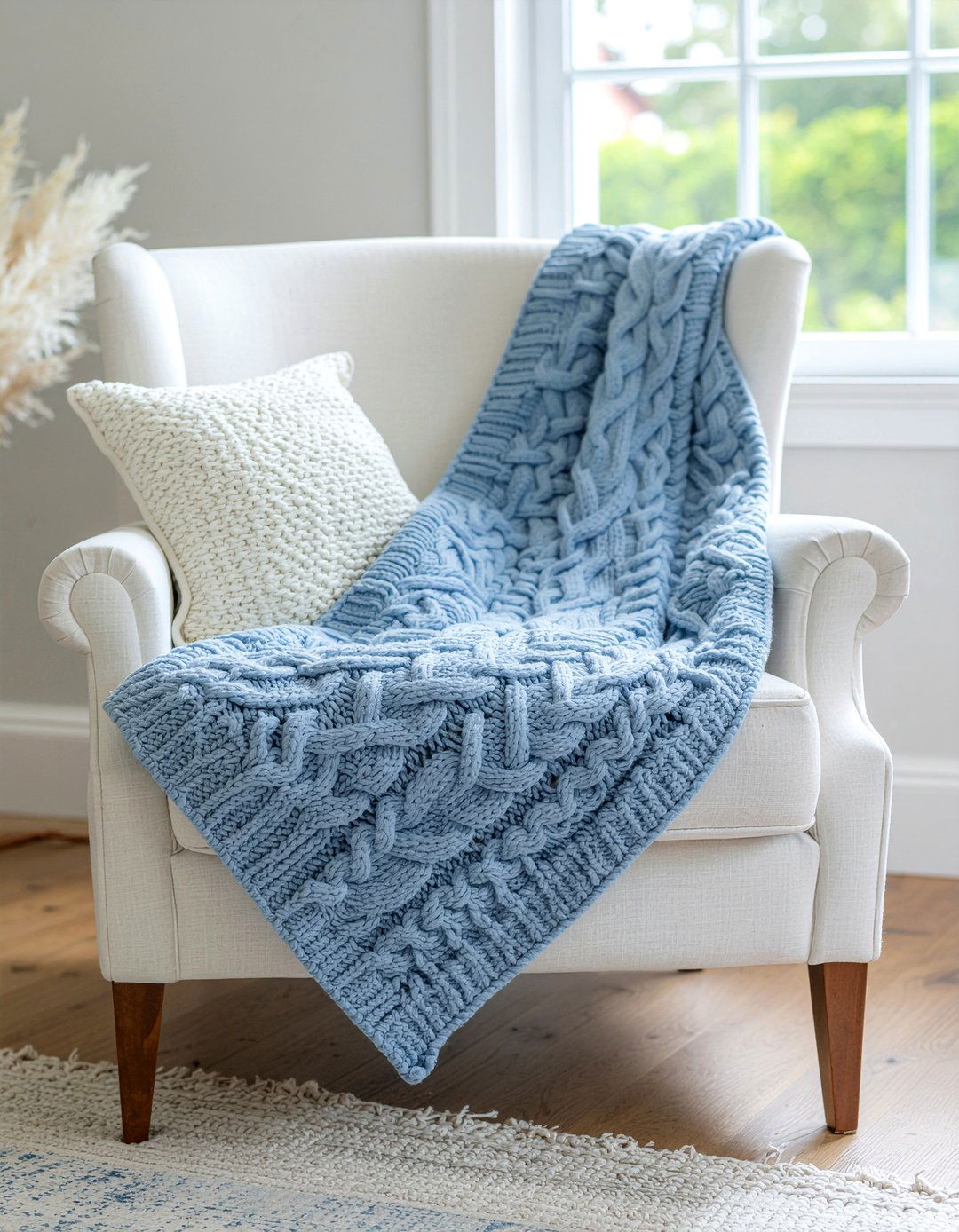 Coastal Throw Blankets - 30 nantucket living room ideas