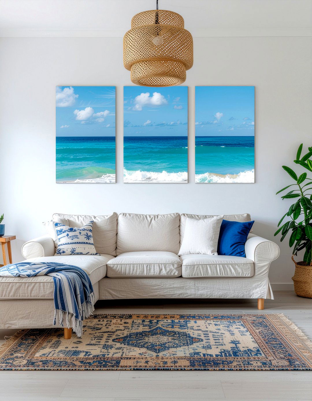 Coastal Wall Art - 30 Caribbean living room ideas