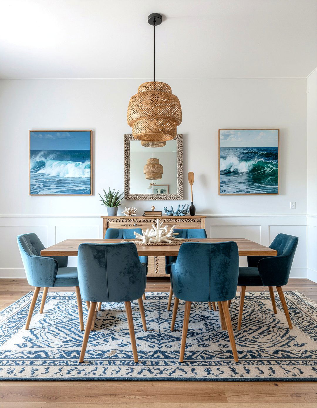 Coastal Wall Decor Dining Room - 30 beach dining room ideas