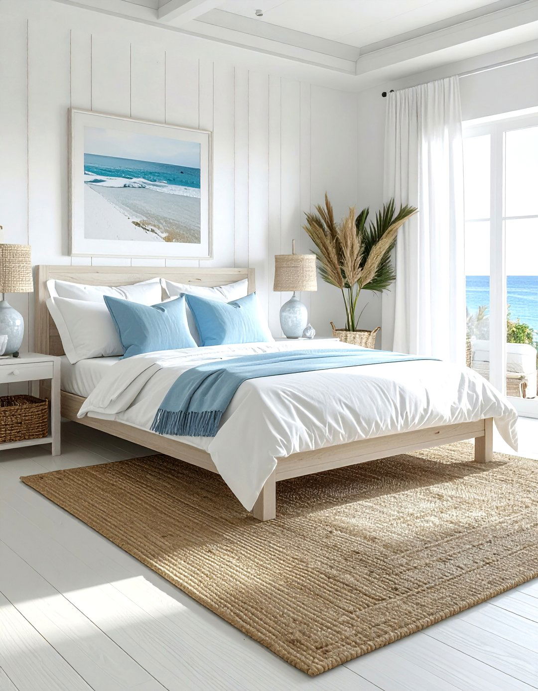 Coastal White Bedroom - 30 white bedroom decor ideas
