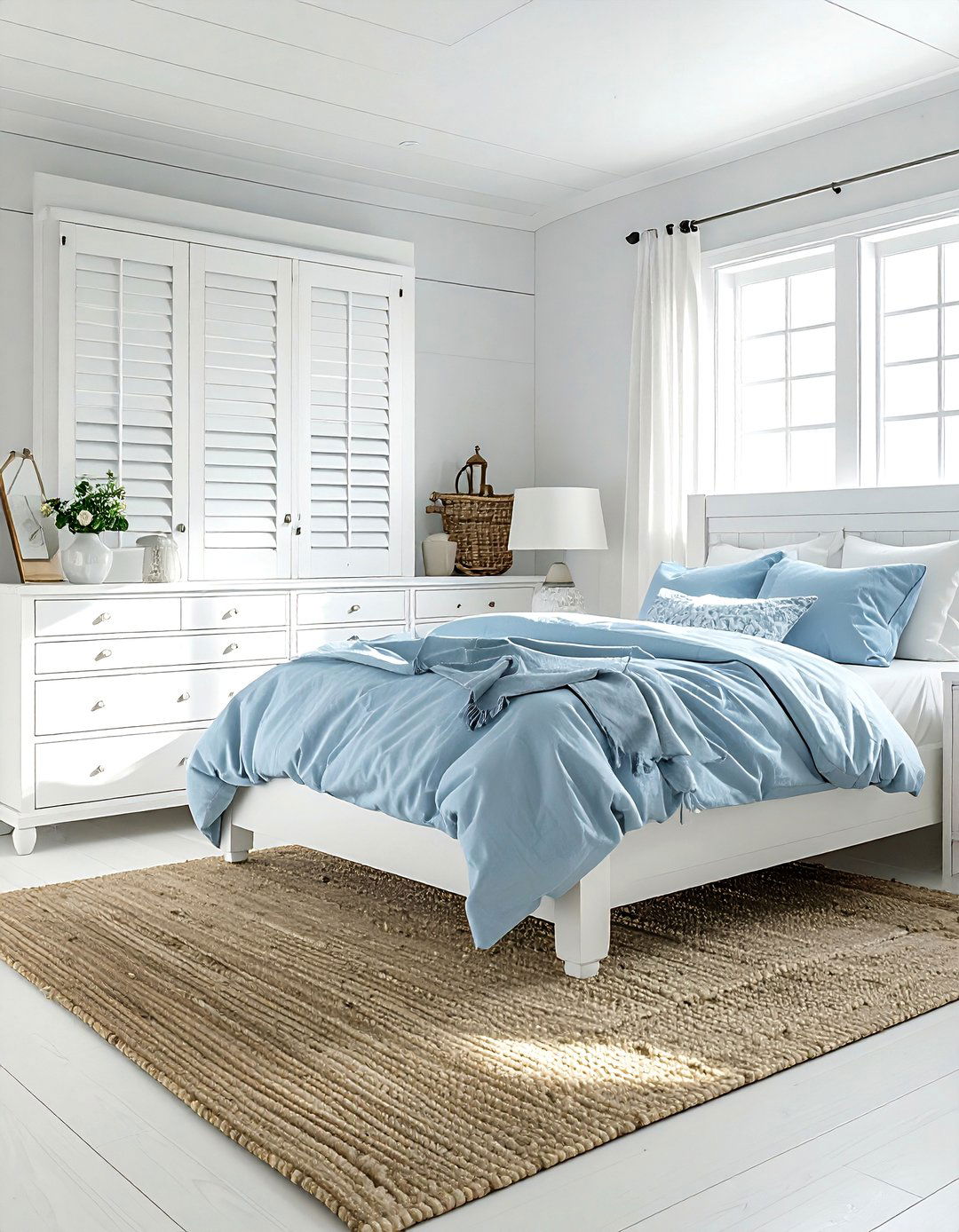 Coastal White Bedroom - 30 white bedroom furniture ideas