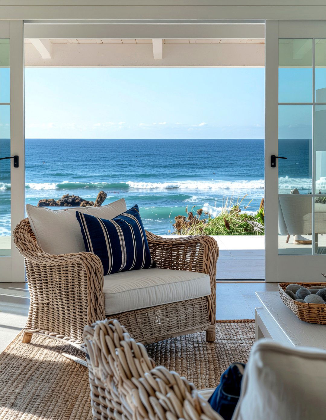 Coastal Wicker Chair - 30 living room armchairs