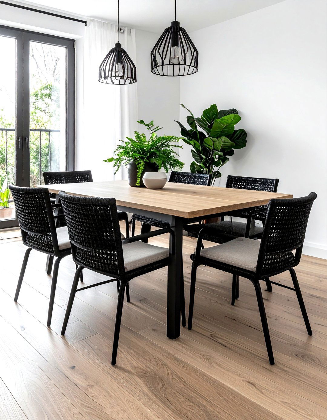 Coastal Wicker Dining Room - 30 wicker dining room ideas