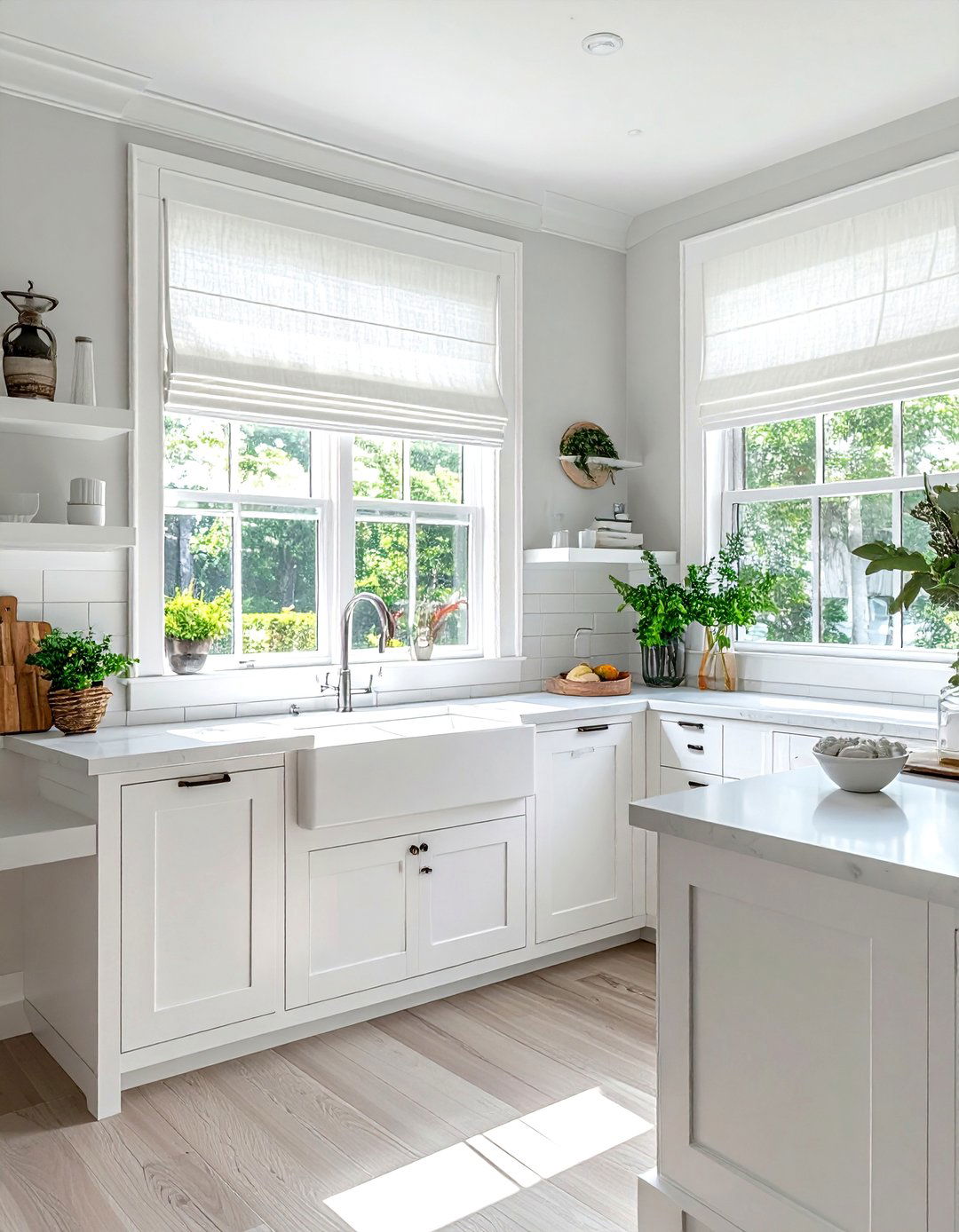 Coastal Window Treatments - 30 Cape Cod kitchen ideas