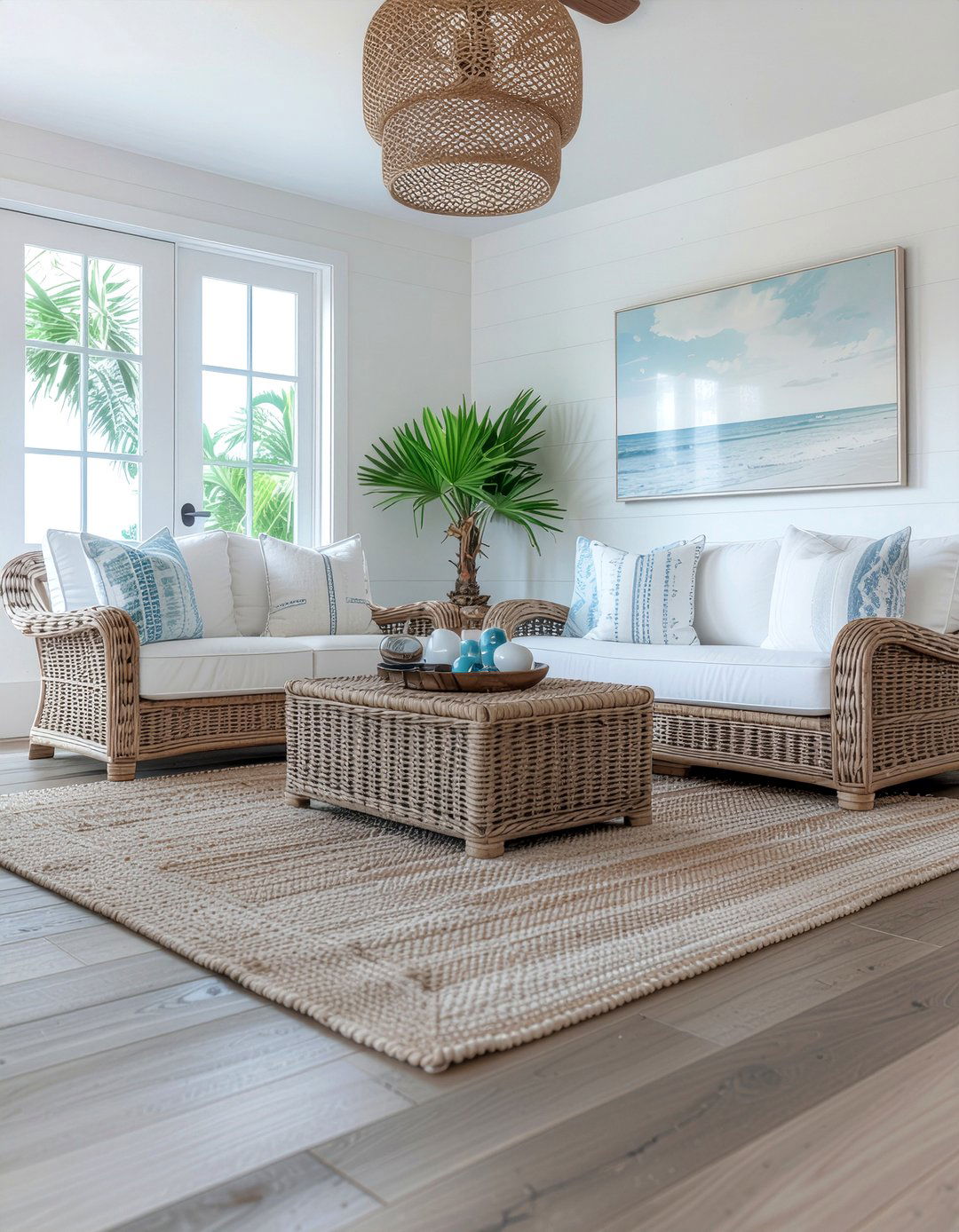 Coastal bamboo flooring - 30 living room bamboo flooring ideas