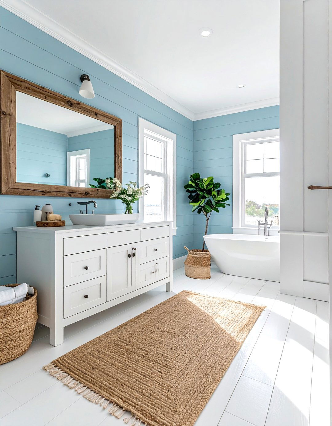 Coastal bathroom style - 30 favorite bathroom ideas