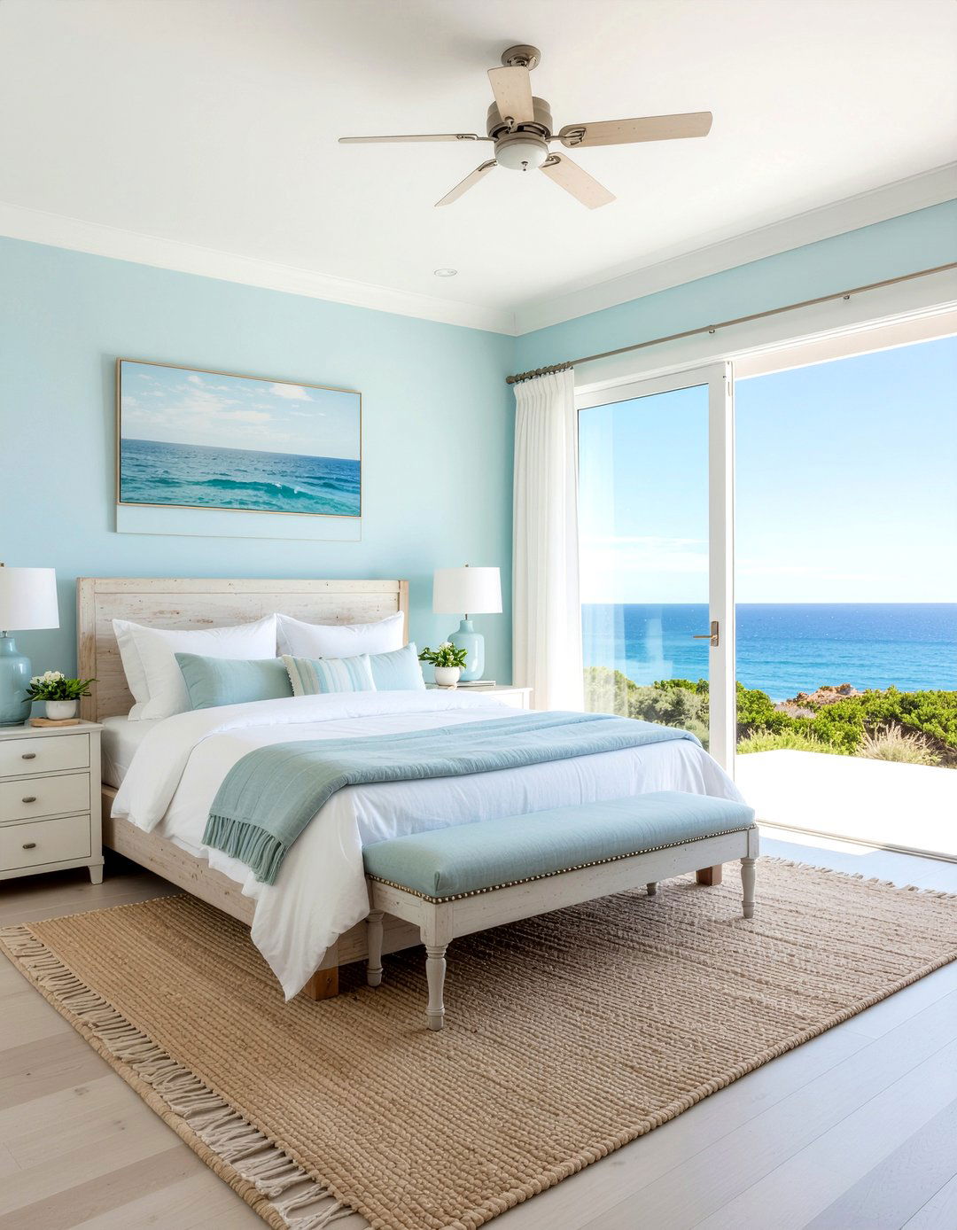 Coastal bedroom - 30 bedroom makeover ideas