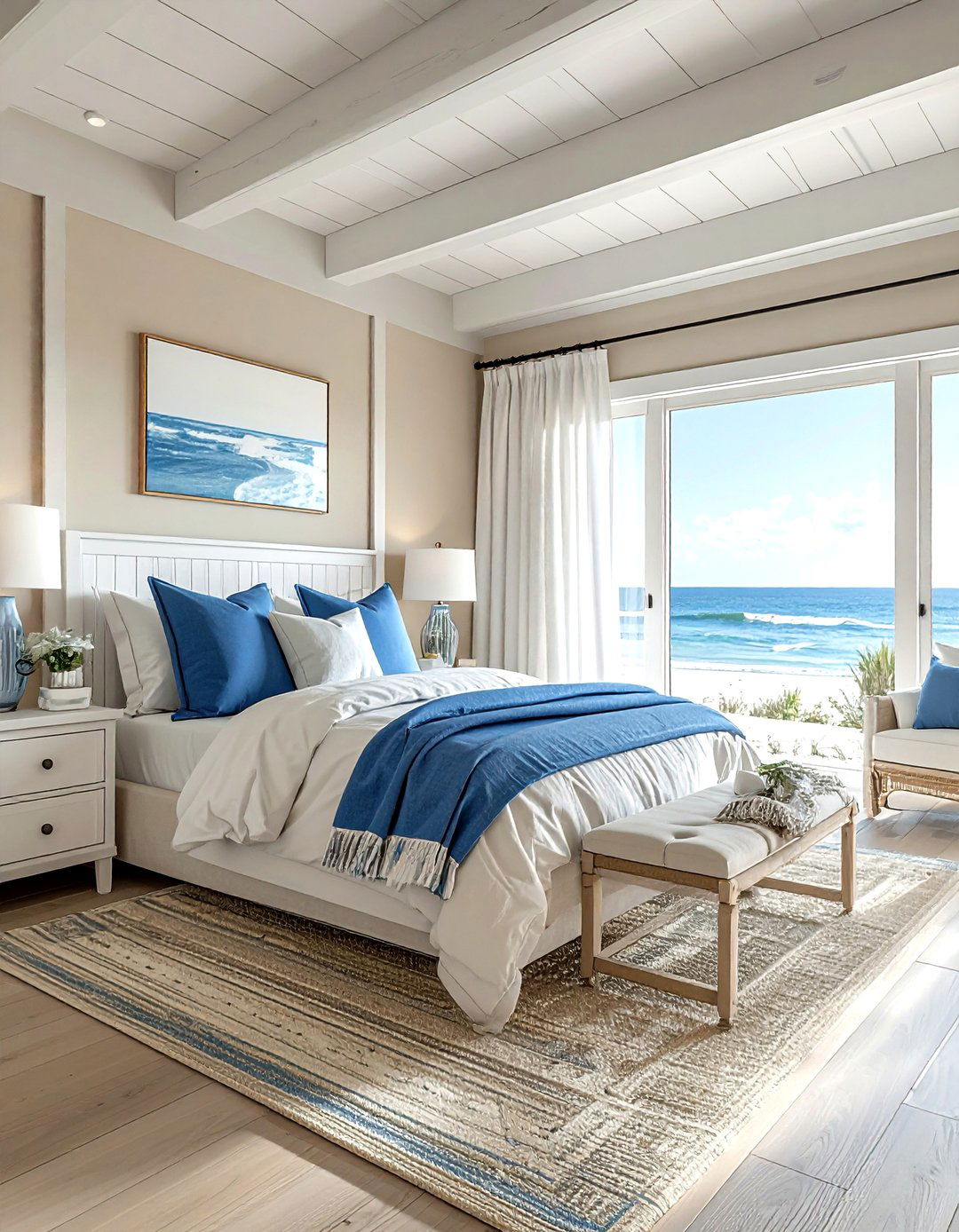 Coastal bedroom - 30 bright bedroom ideas