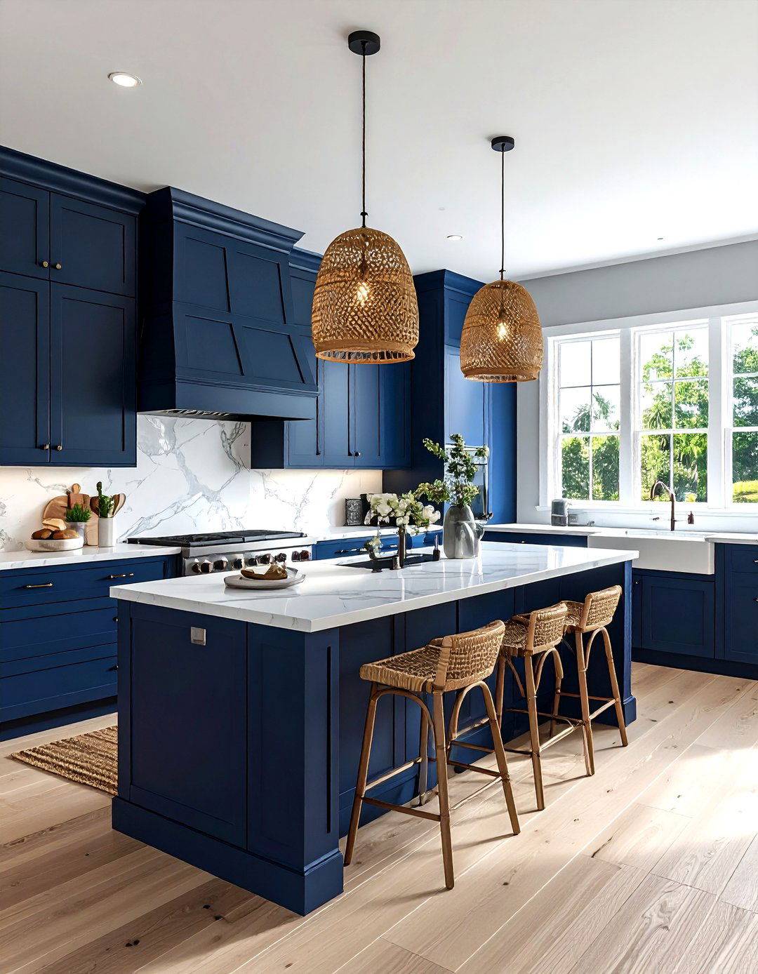 Coastal blue kitchen - 30 uncomplicated kitchen ideas