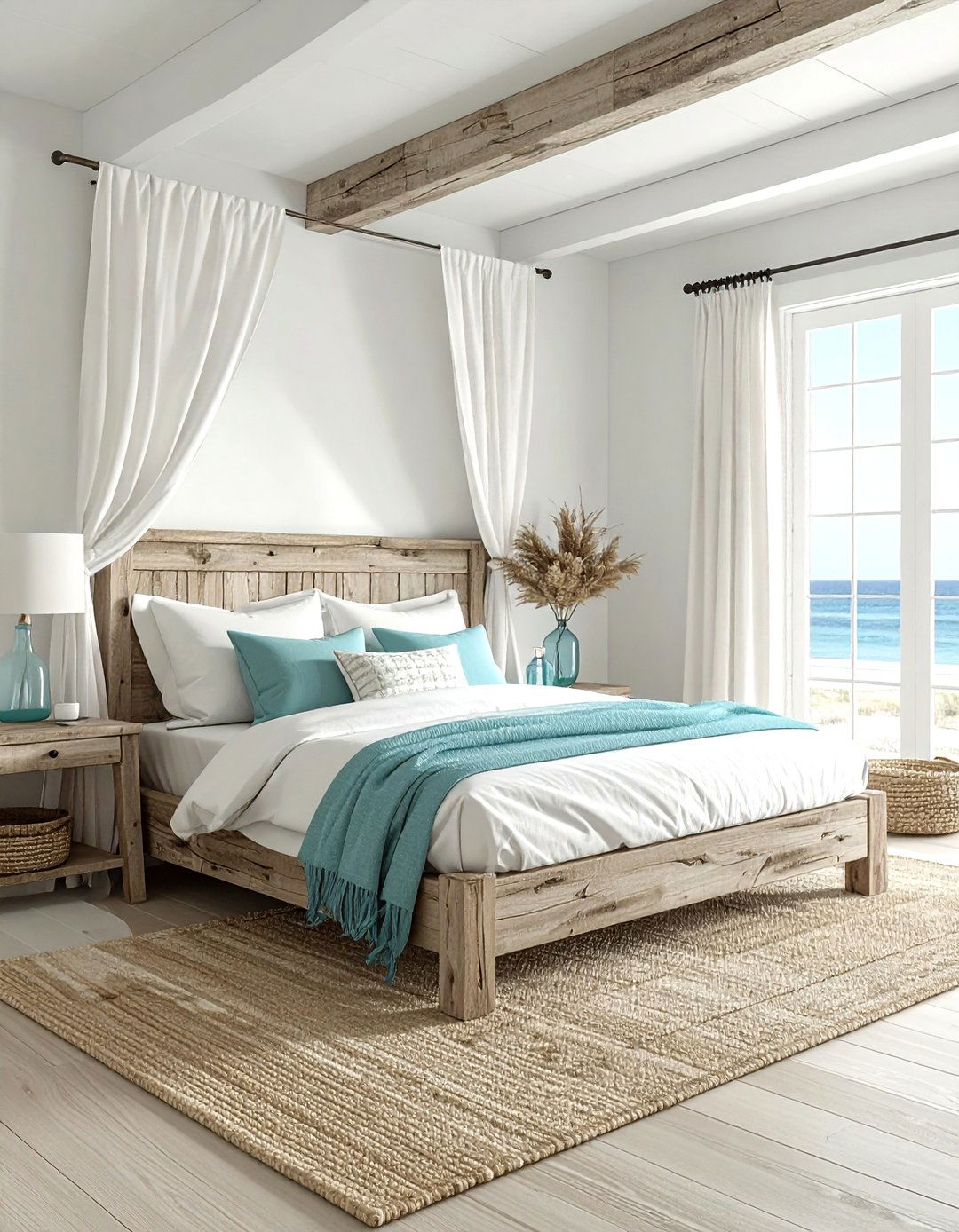 Coastal chic bedroom - 30 show home bedroom ideas