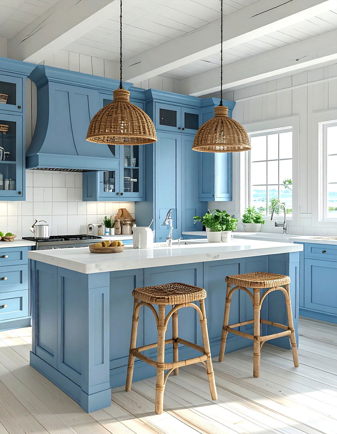 Coastal cottage kitchen - 30 kitchen style mixing ideas