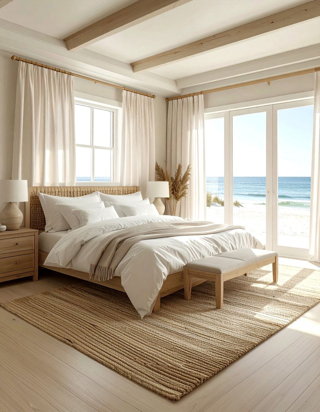 Coastal cream bedroom - 30 contemporary cream bedroom ideas